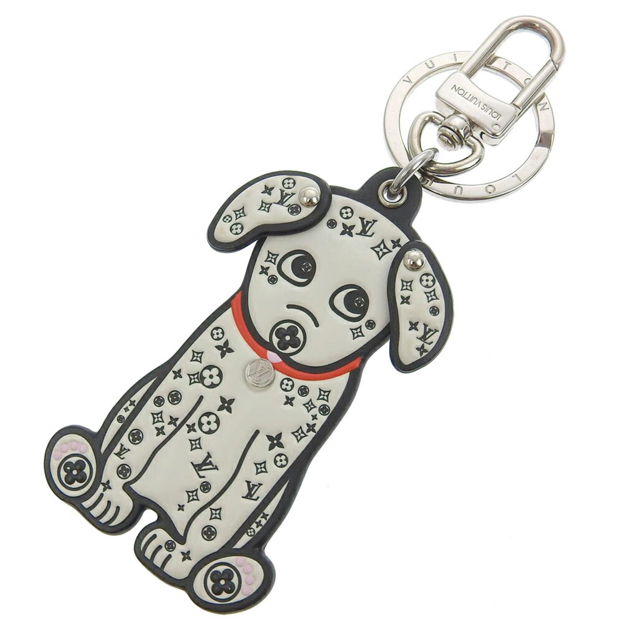 未使用品 ルイヴィトン ダルメシアン キーホルダー M00746 Louis Vuitton Porte Cle LV Dalmatian M00746 Monogram Keychain