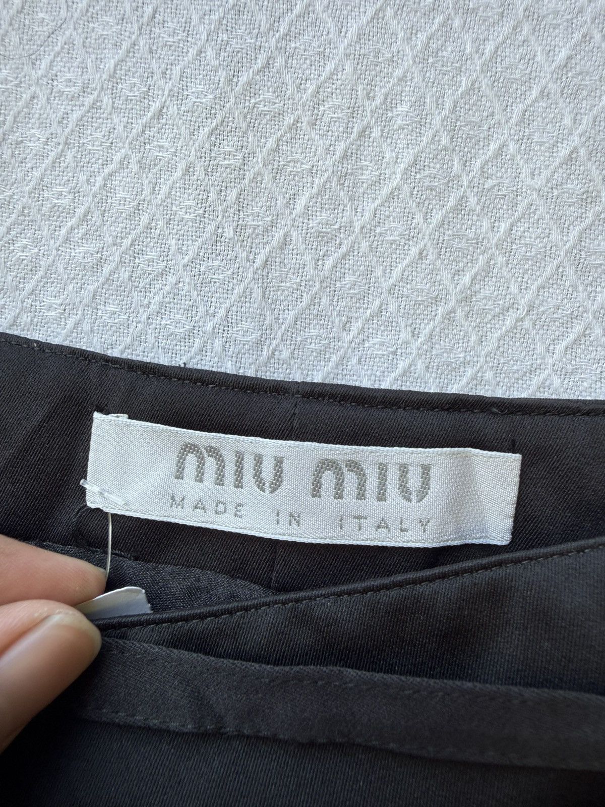 Miu Miu Miu Miu Mini Skirt Size 26" / US 2 / IT 38 - 5 Thumbnail