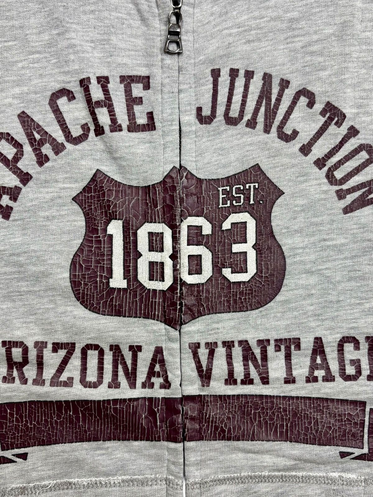 JACKROSE 2000s Jackrose - Abrecombie Style Distressed Zip Hoodie Size US M / EU 48-50 / 2 - 8 Thumbnail