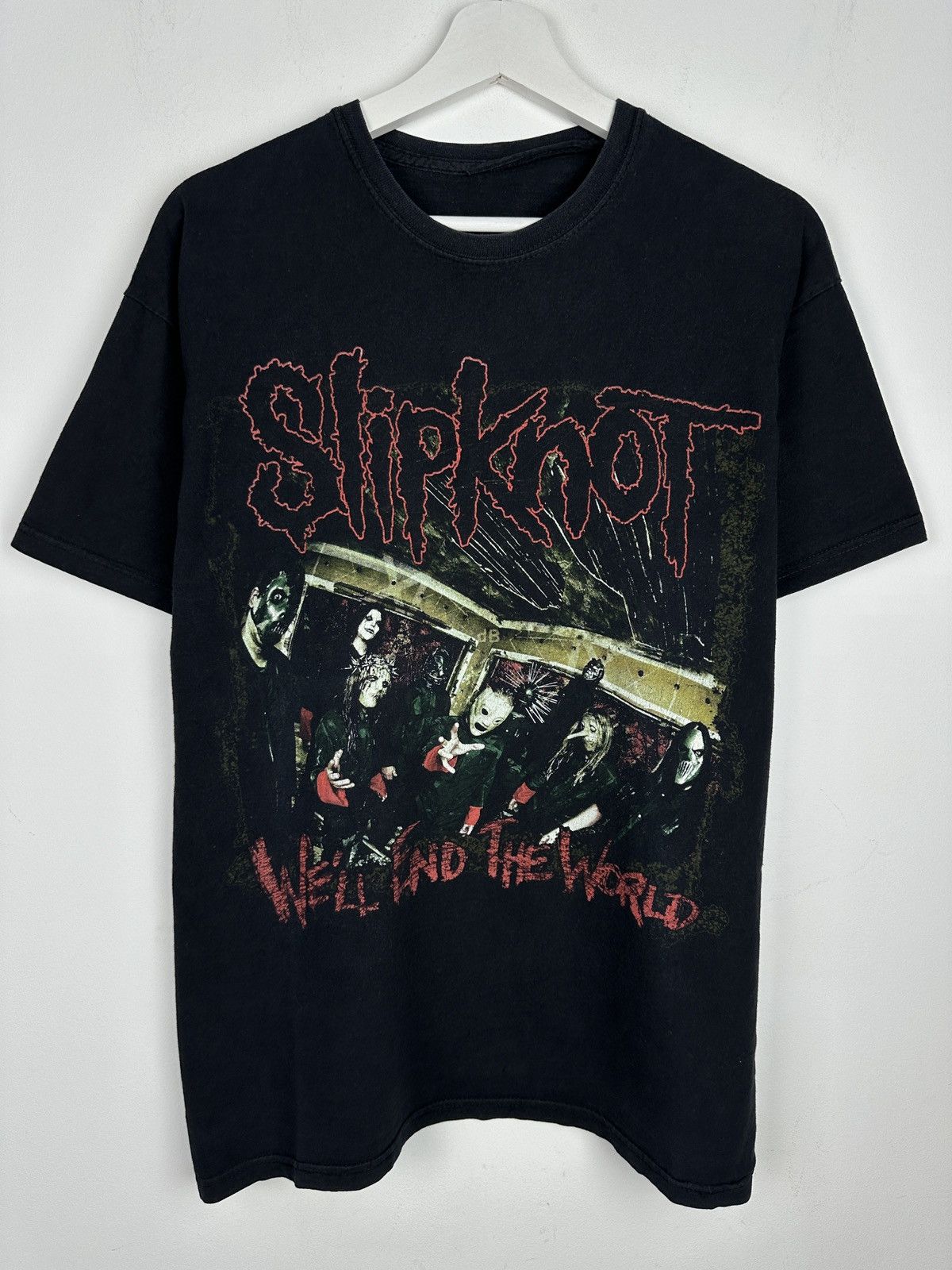 Band Tees Y2K Slipknot All Hope Is Gone Metal Band Graphic T Shirt Tee Size US M / EU 48-50 / 2 - 1 Thumbnail
