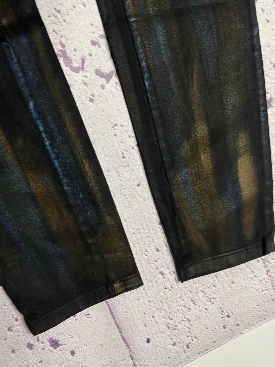 Just Cavalli Women's Just Cavalli Paisley Pattern Flared Denim Pants Size 29" - 2 Thumbnail