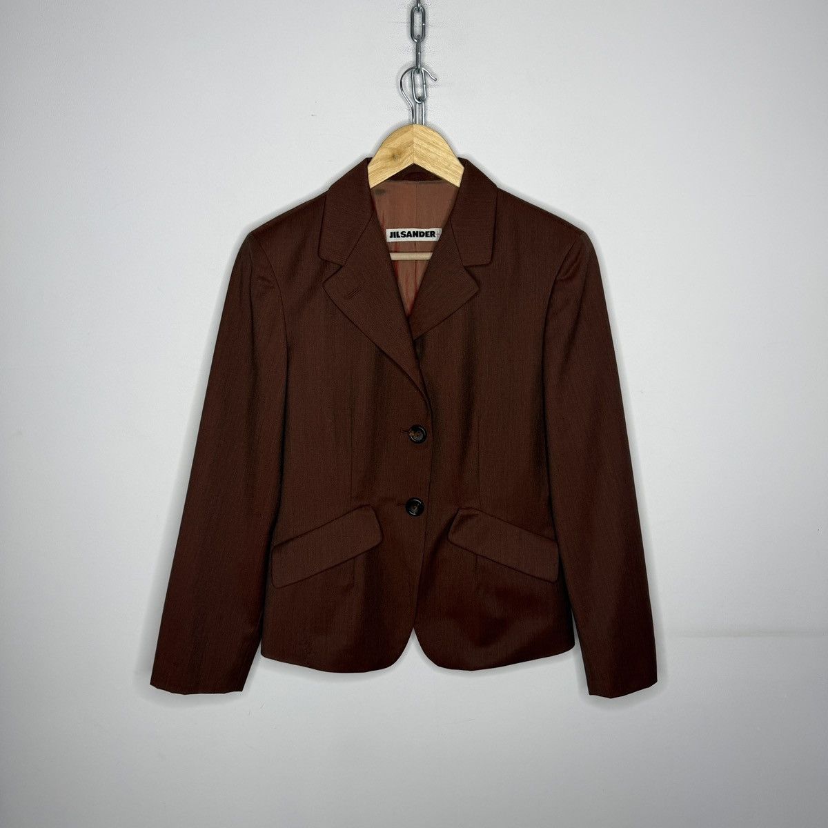 Vintage Jil sander blazer coat jacket brown wool