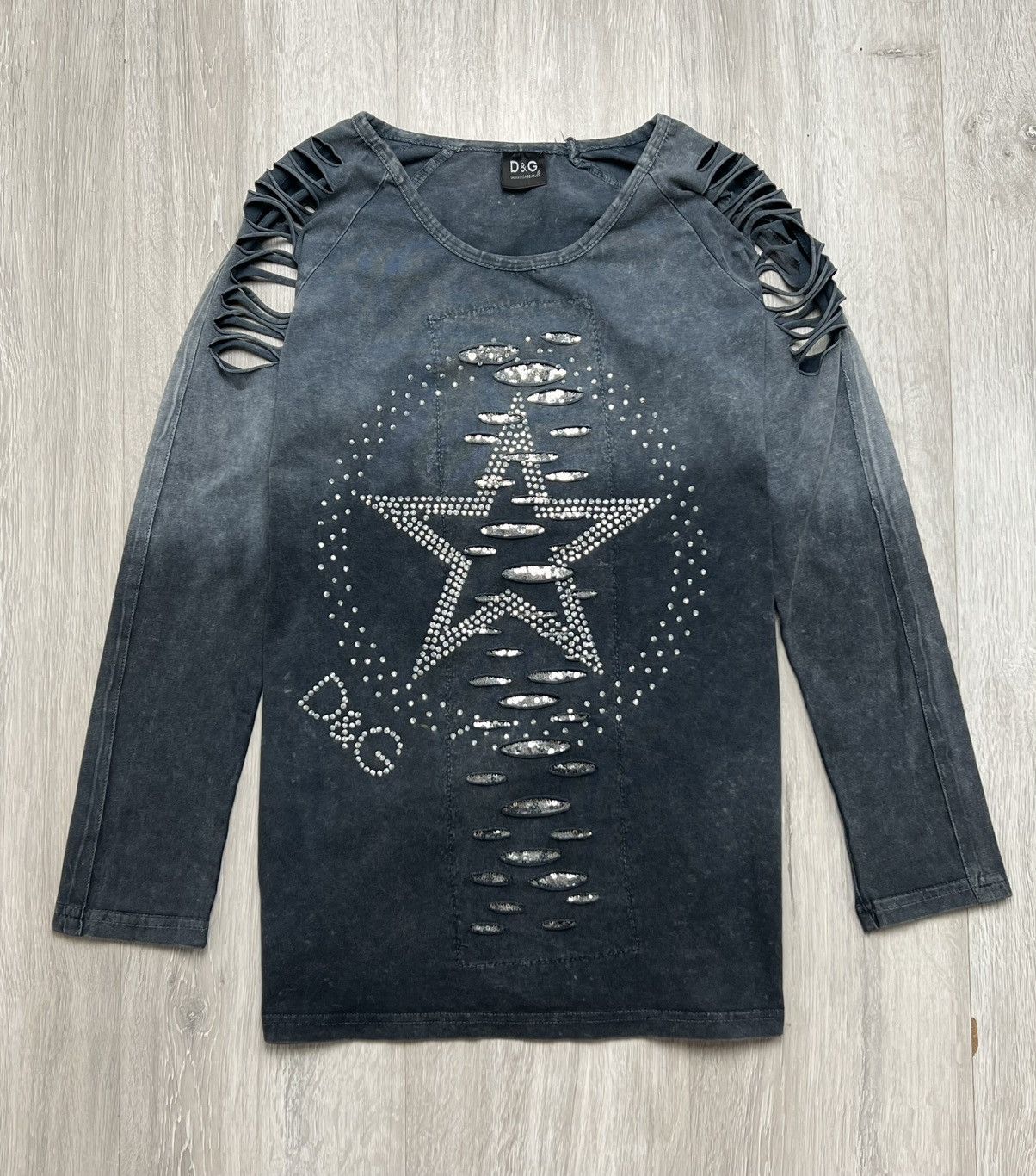 Dolce & Gabbana Dolce Gabbana vintage avant-garde y2k long sleeve Size L / US 10 / IT 46 - 1 Thumbnail