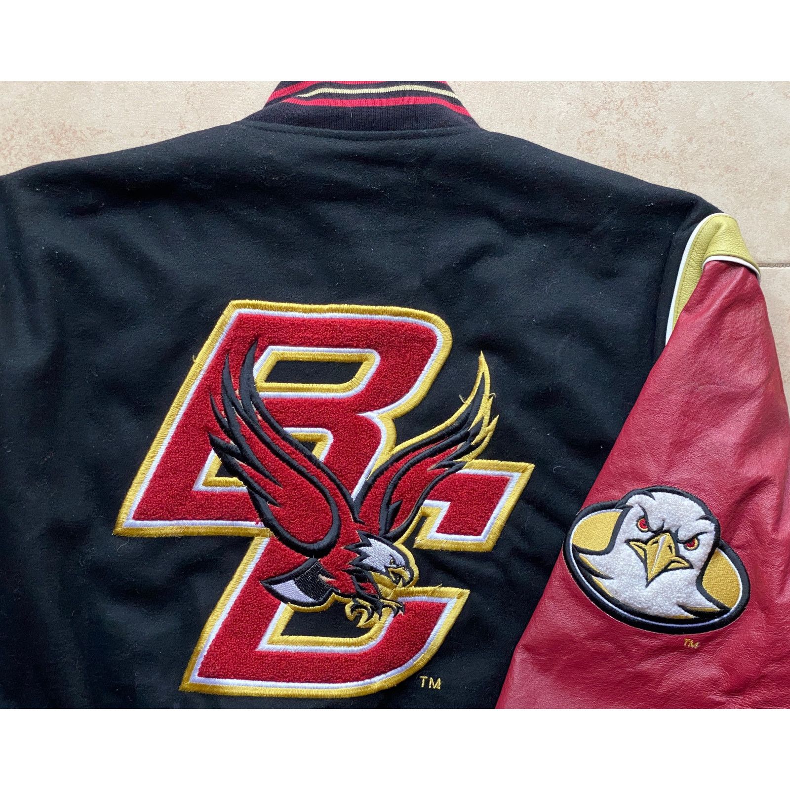 Jeff Hamilton × Starter Boston College Eagles JEFF JH bomber REVERSIBLE Leather XL Size US XL / EU 56 / 4 - 11 Thumbnail