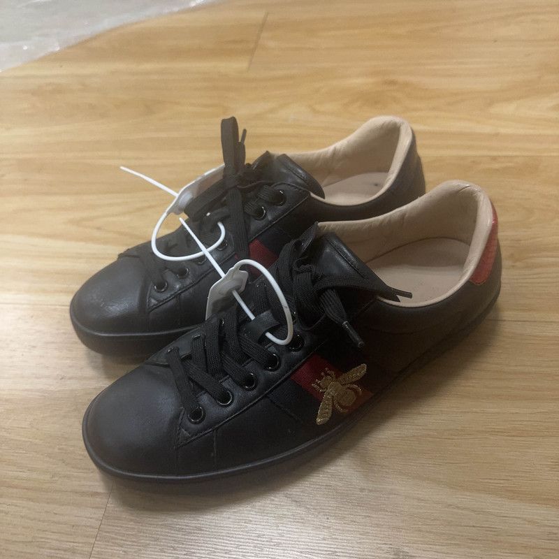 Gucci Gucci Ace Bee Fashion Sneakers for Men 0079 Size US 7.5 / EU 40-41 - 1 Thumbnail