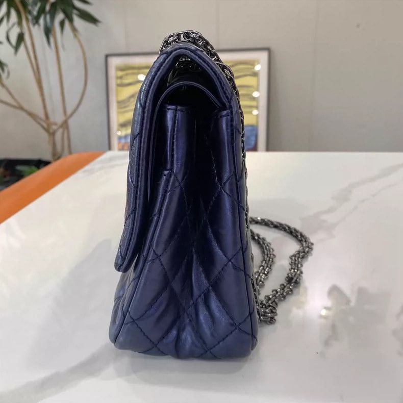 Chanel Chanel 2.55 Blue Shoulder Bag -2505 Size ONE SIZE - 3 Thumbnail