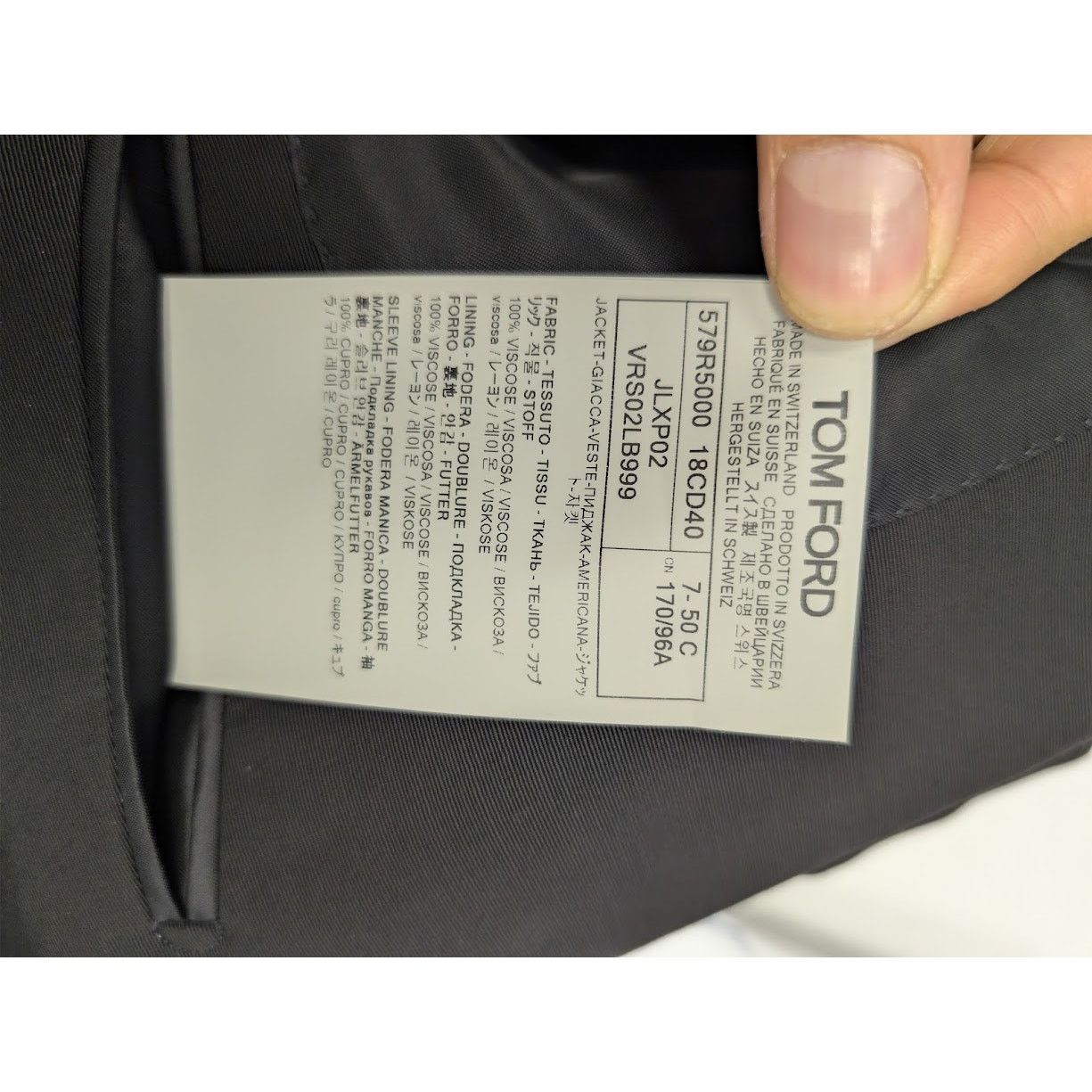 Tom Ford o1rshd1 Double Breasted Jacket in Black Size US M / EU 48-50 / 2 - 18 Thumbnail