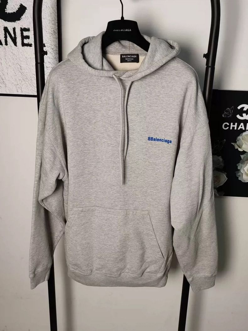 Balenciaga Balenciaga Embroidered Logo Sweatshirt Size US XXS / EU 40 - 1 Thumbnail