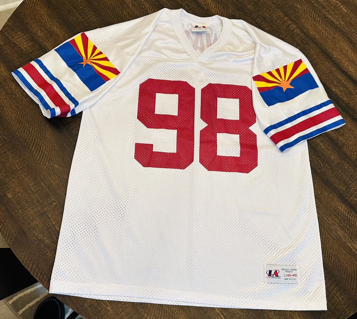 Logo Athletic VTG Eric Swann Cardinal Logo Athletic Jersey-LRG-Made in USA Size US L / EU 52-54 / 3 - 6 Thumbnail