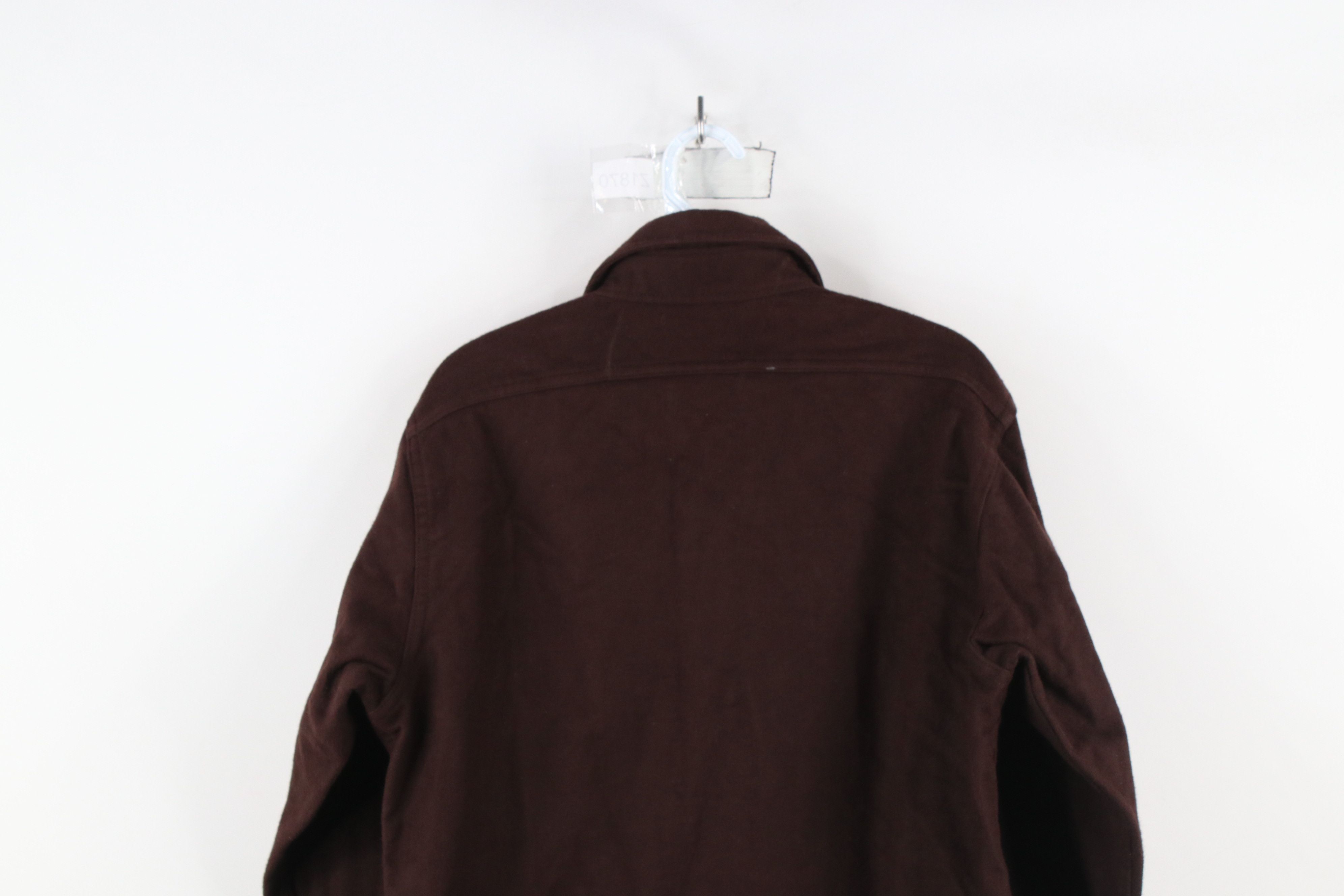 Vintage × Woolrich Woolen Mills Vintage 60s 70s Woolrich Chamois Cloth Buton Shirt Brown USA Size US M / EU 48-50 / 2 - 12 Thumbnail
