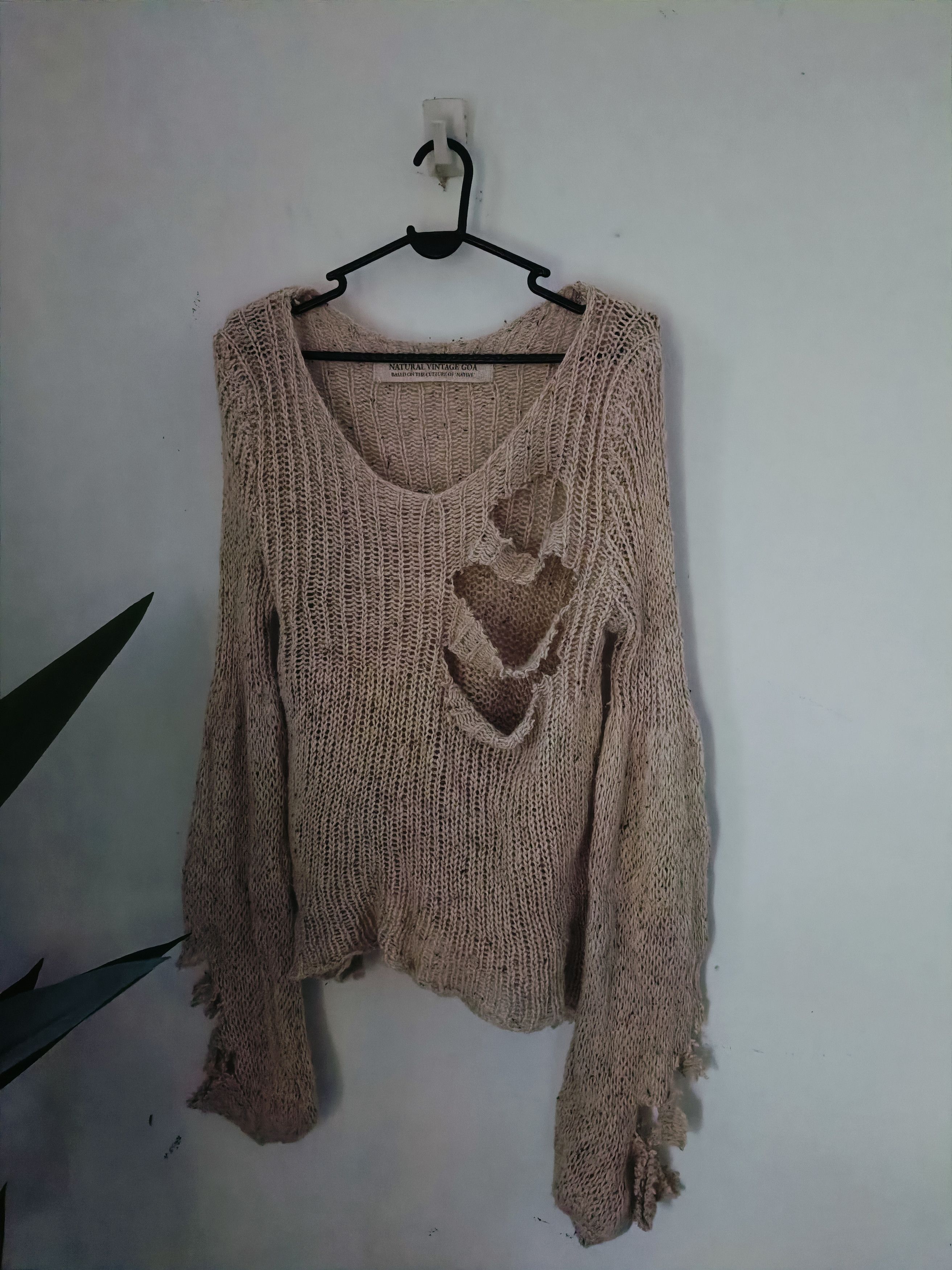 GOA Natural Vintage GOA distressed culture native knitwear Size ONE SIZE - 3 Thumbnail