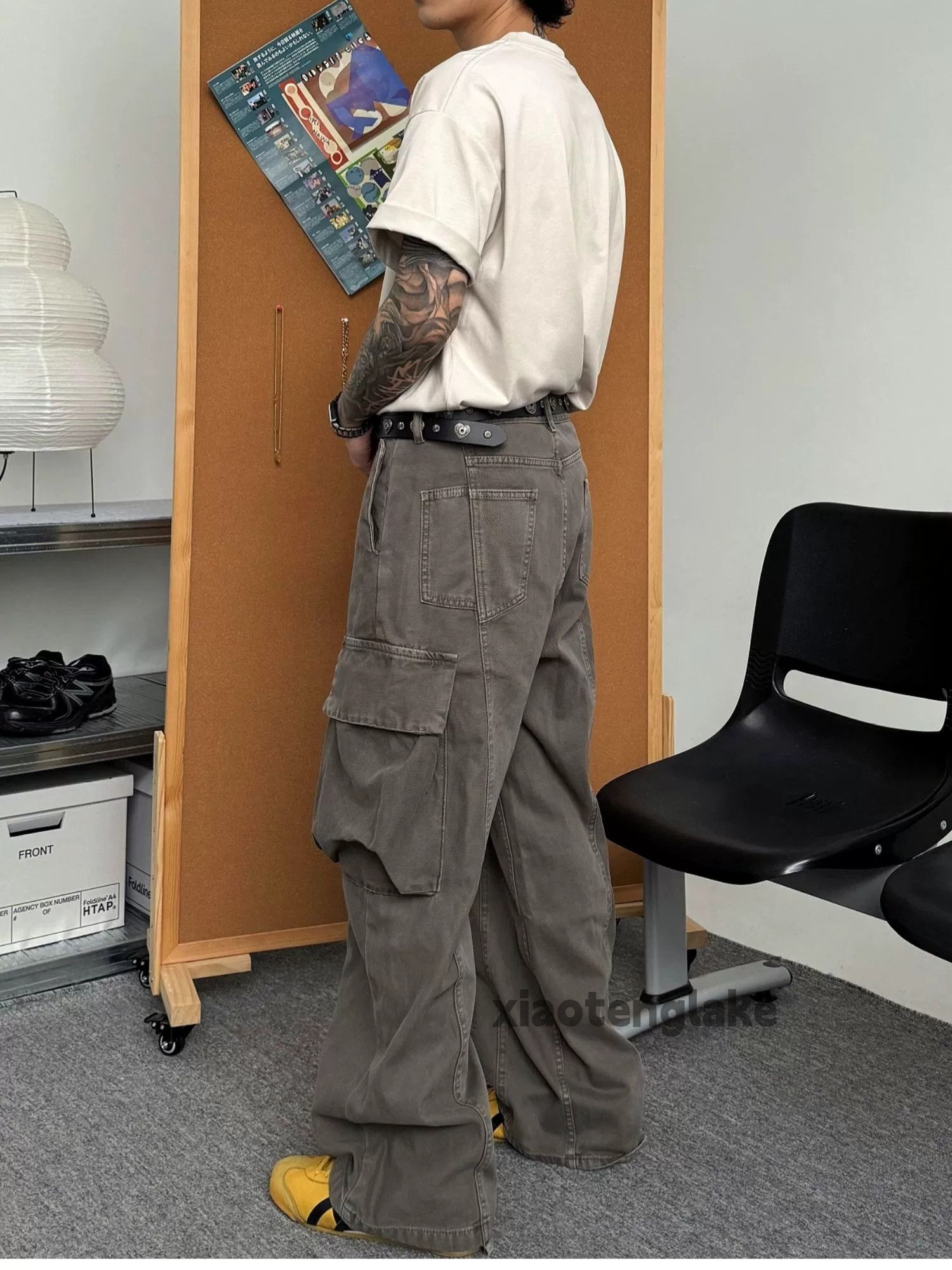 Designer × Japanese Brand × Vintage washed faded cleanfit patchwork outdoor cargo pants Size US 30 / EU 46 - 8 Thumbnail