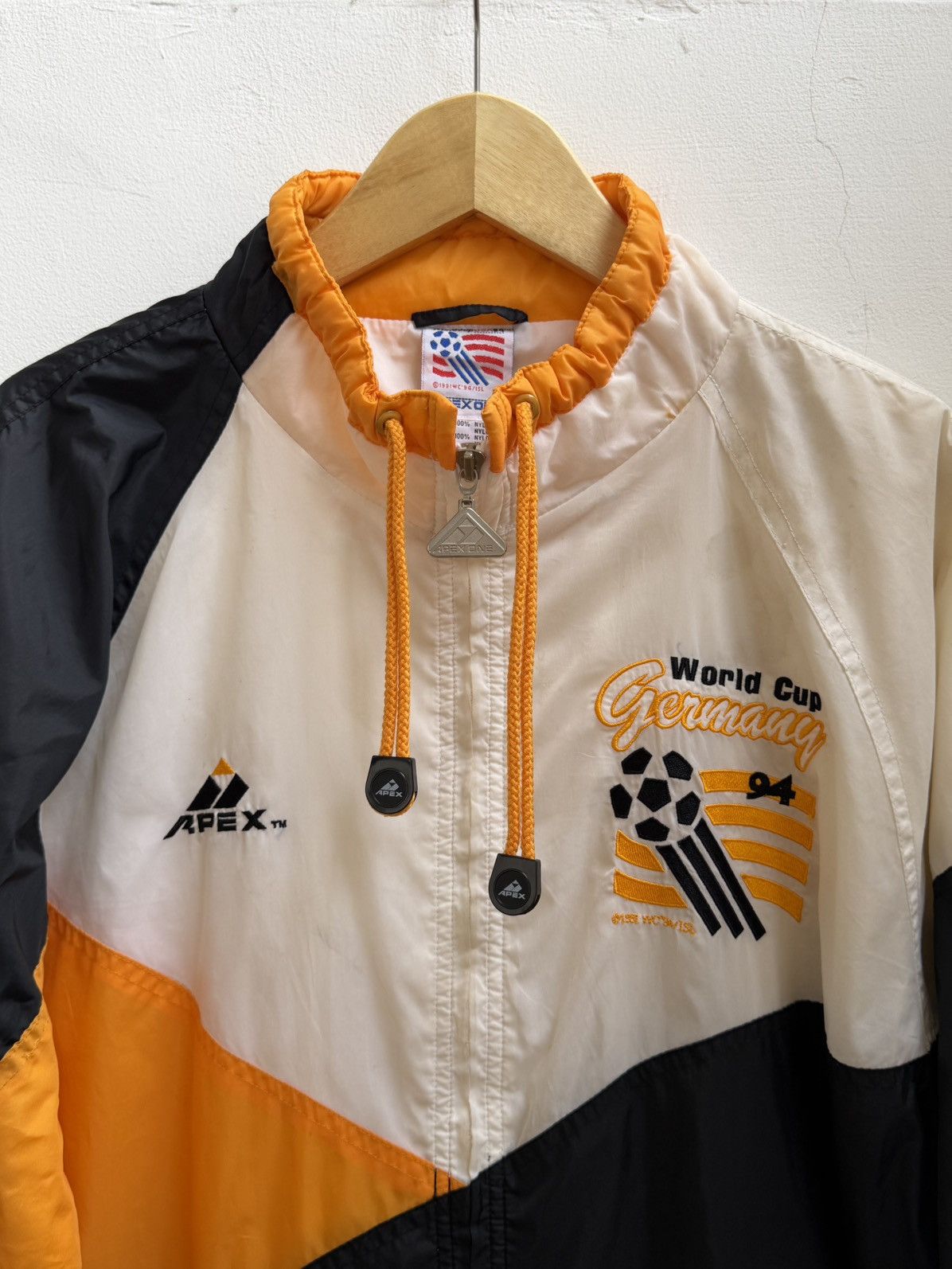 Apex Vintage Apex World Cup Germany 1994 Winbreaker Size US L / EU 52-54 / 3 - 4 Thumbnail