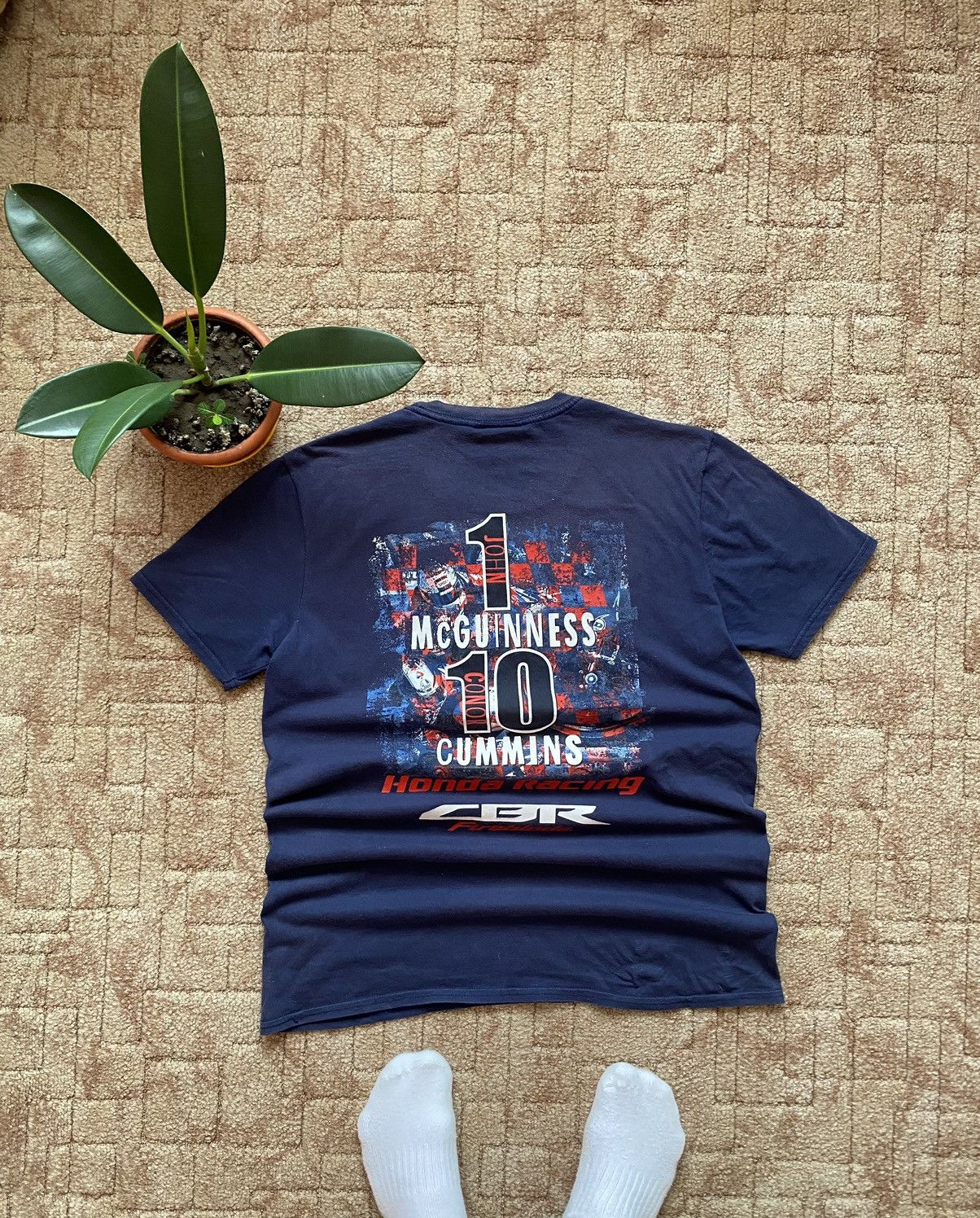 Honda × Vintage Honda 2015 International Road Racing T-shirt Size US L / EU 52-54 / 3 - 4 Thumbnail