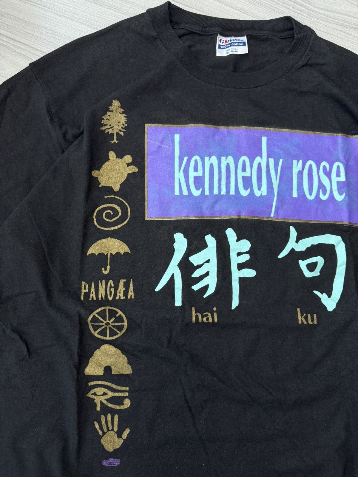 Band Tees × Vintage 90s Vintage Kennedy Rose ‘Hai Ku’ Tee Graphic Shirt Size US XL / EU 56 / 4 - 8 Thumbnail