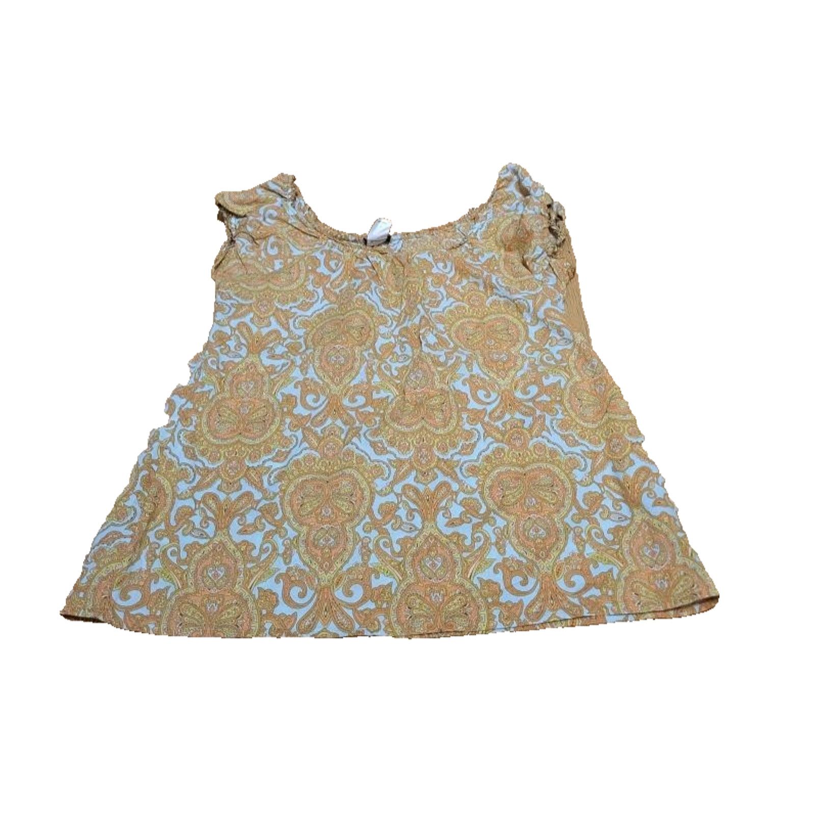 J.Crew J.Crew Women’s Sleeveless Top Sz S Paisley Print 100% Cotton Size S / US 4 / IT 40 - 1 Thumbnail