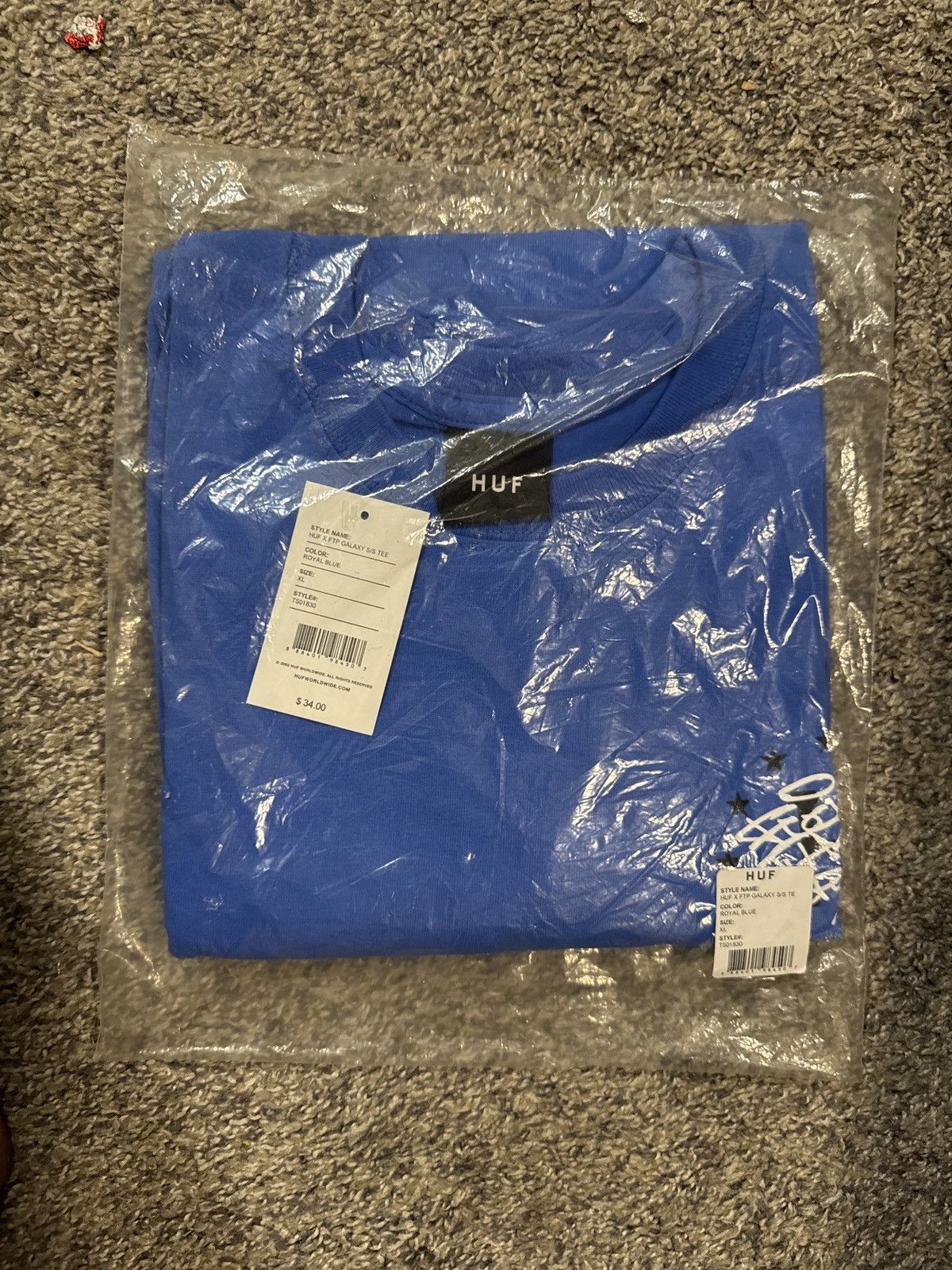 Fuck The Population × Huf FTPx HUF Galaxy Tee Size US XL / EU 56 / 4 - 3 Thumbnail