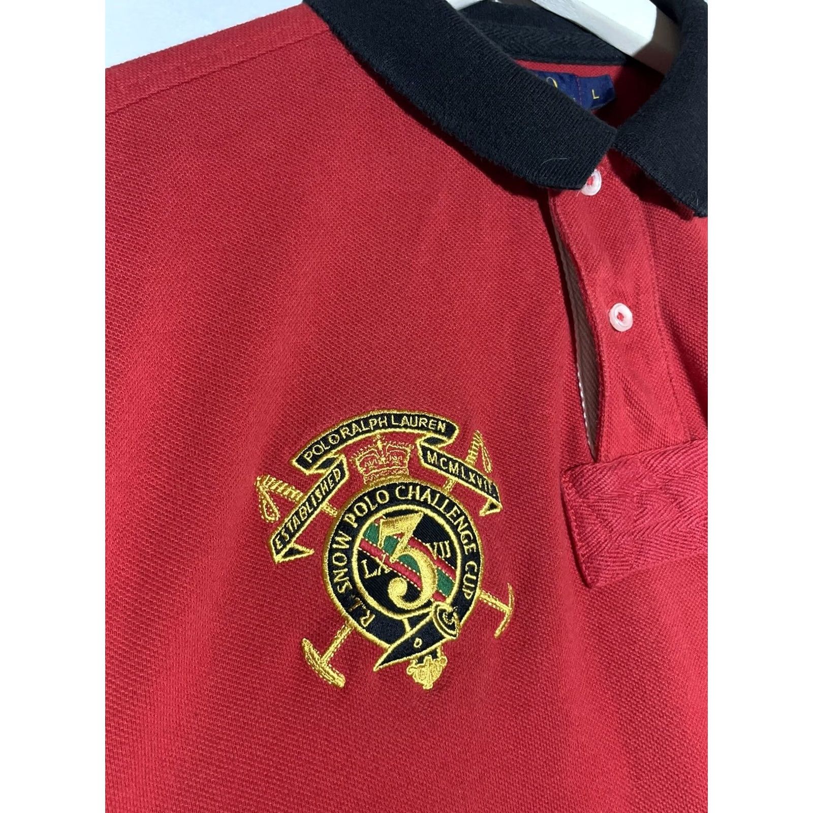 Polo Ralph Lauren Polo Ralph Lauren Polo Shirt Men’s L Red Short Sleeve Classic Logo Pony Brand Shirt Size US L / EU 52-54 / 3 - 4 Thumbnail