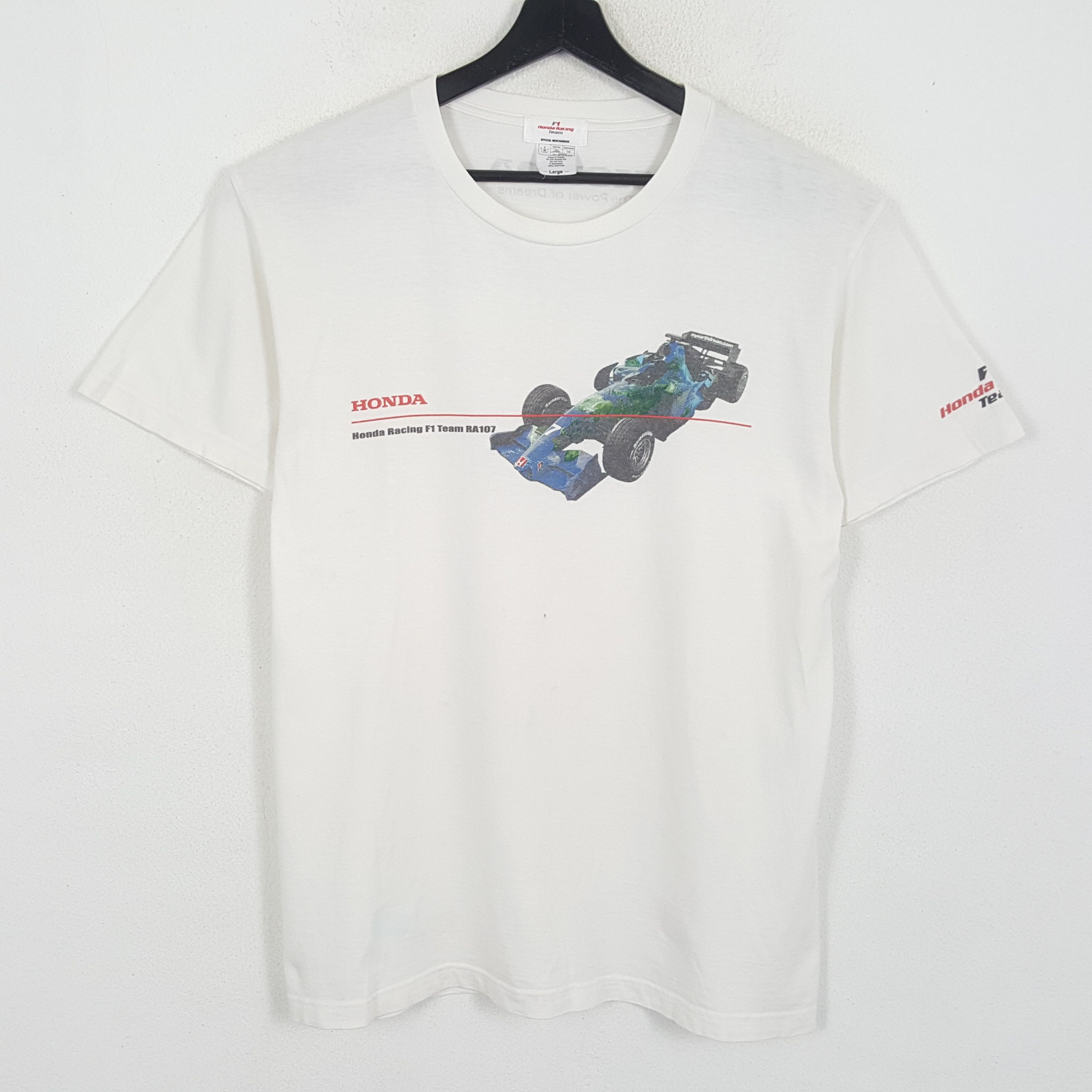 Honda × Vintage HONDA RACING Formula One F1 TEAM Center Design Tshirt Size US L / EU 52-54 / 3 - 1 Thumbnail