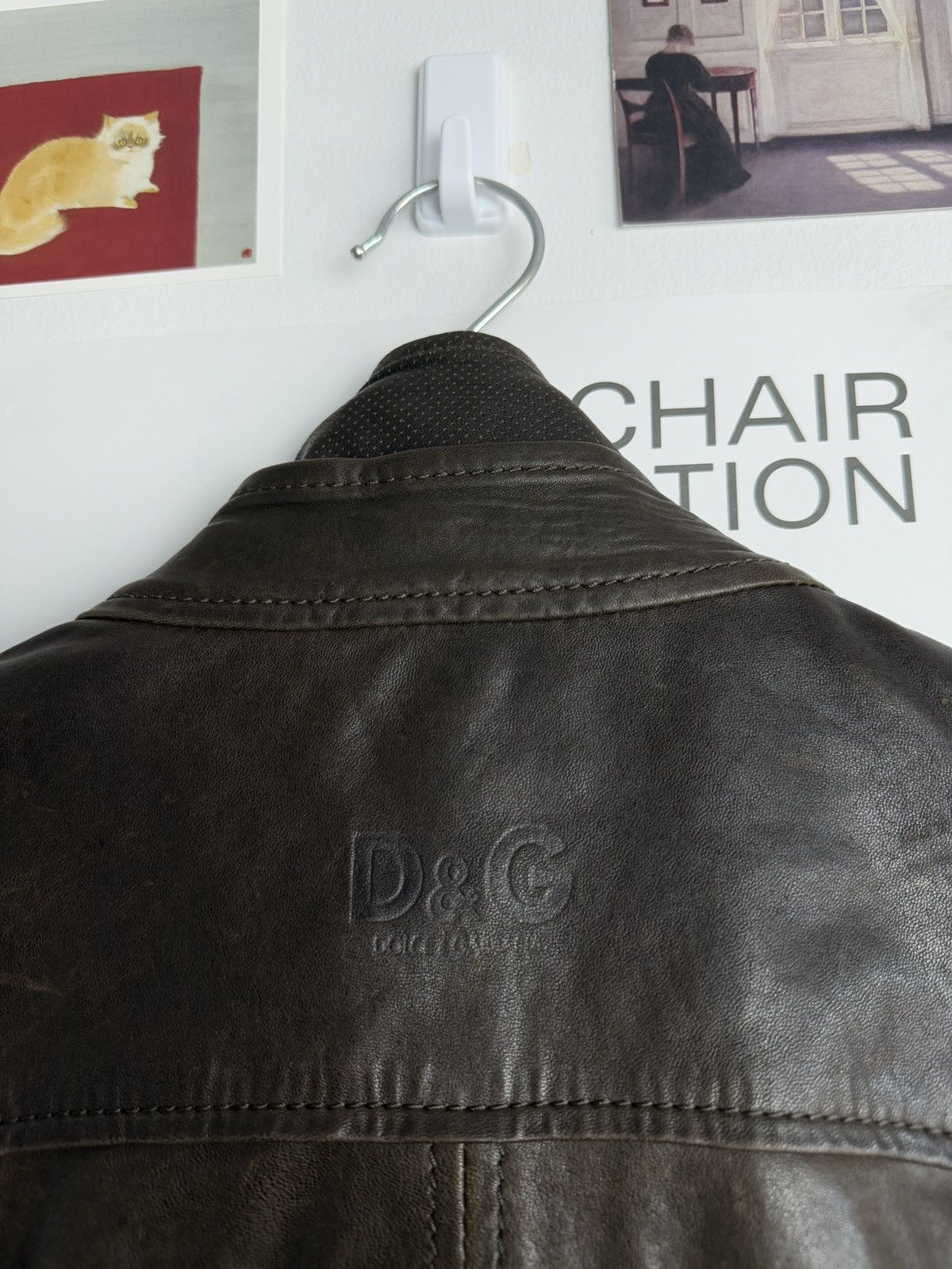 Dolce & Gabbana Vintage Dolce & Gabbana moto biker leather jacket 52 L rare Size US L / EU 52-54 / 3 - 10 Thumbnail