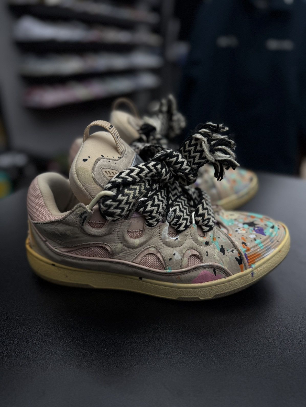 Gallery Dept. × Lanvin Gallery DEPT Lanvin Sneakers Pink Size 42EU/9US $1300 Size US 9 / EU 42 - 15 Thumbnail