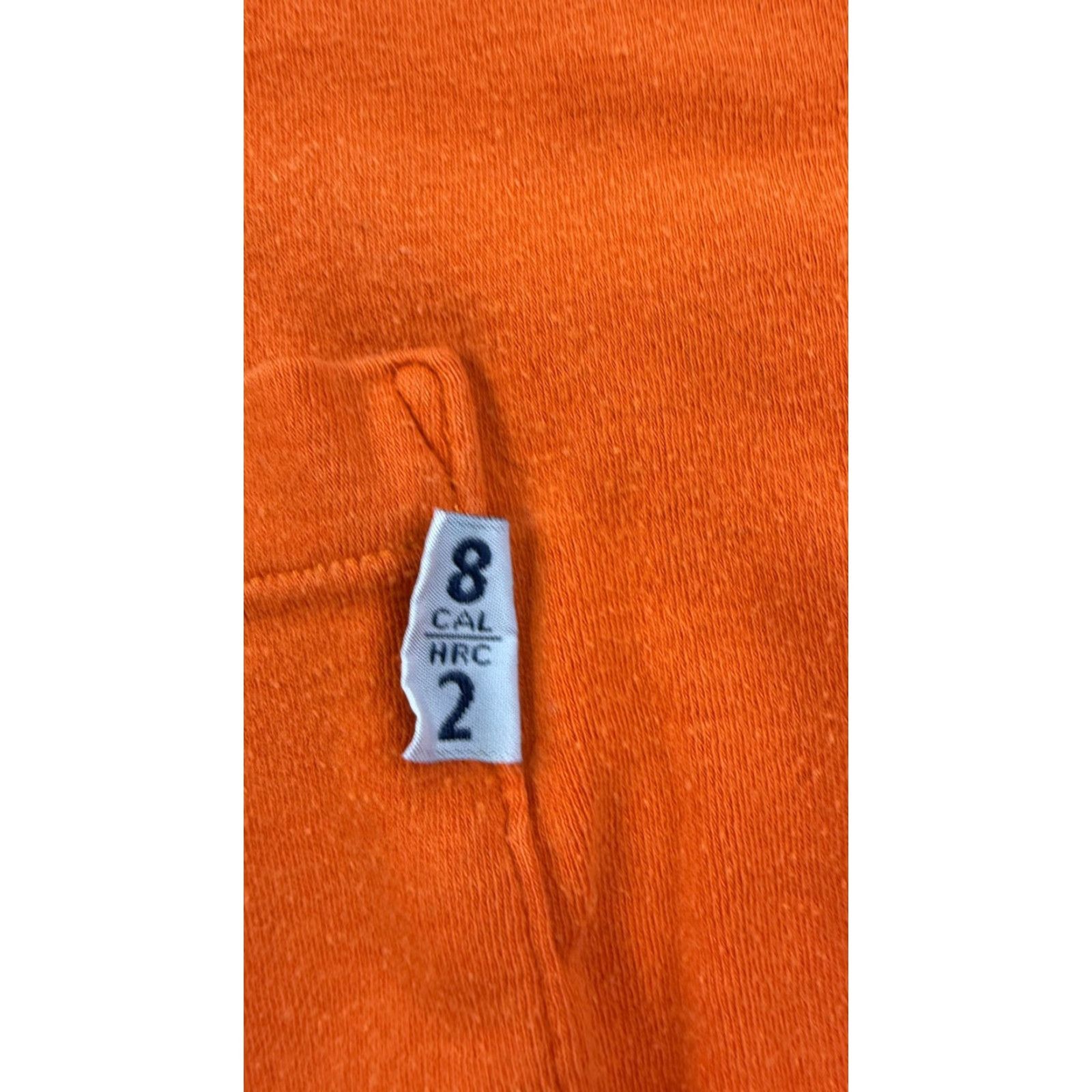 Vintage Tyndale Mens 2XL Orange Long Sleeve Crew Neck Pocket Workwear Shirt Size US XXL / EU 58 / 5 - 5 Thumbnail