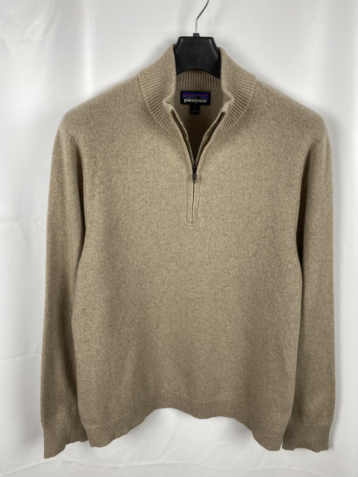Patagonia Cashmere 1/4 Zip Pullover Men size L