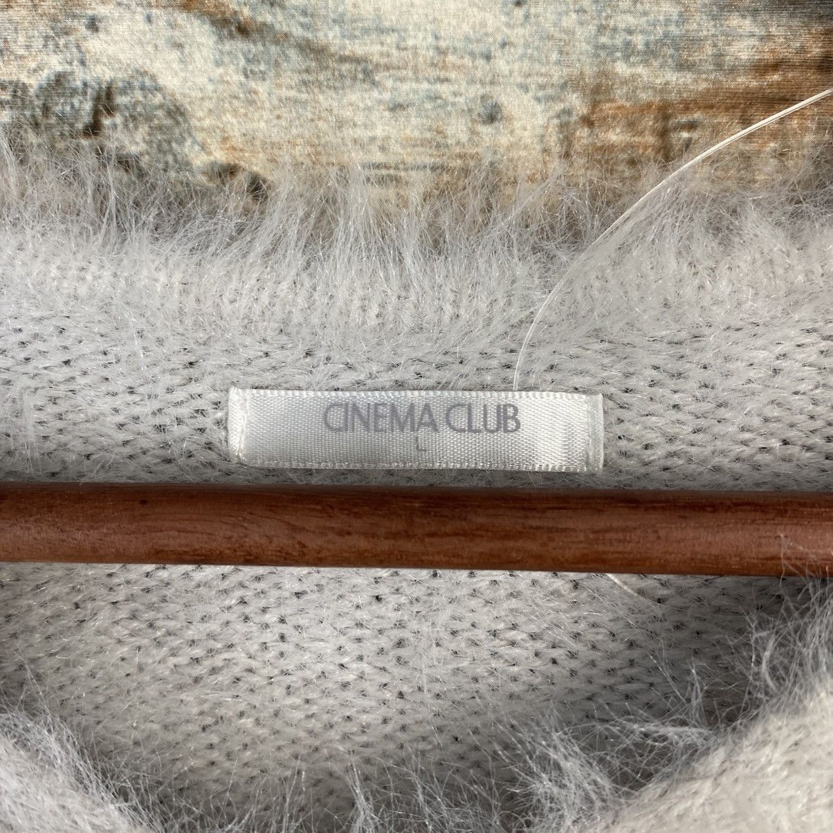 Homespun Knitwear DL Cinema Club Gray fur shaggy mohair Knitwear #C1108 Size L / US 10 / IT 46 - 9 Thumbnail
