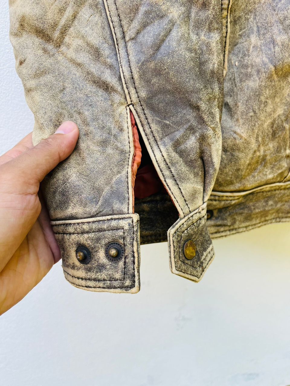Japanese Brand × Vintage Vintage Leather Jacket Designed Fashion Style Size US M / EU 48-50 / 2 - 10 Thumbnail