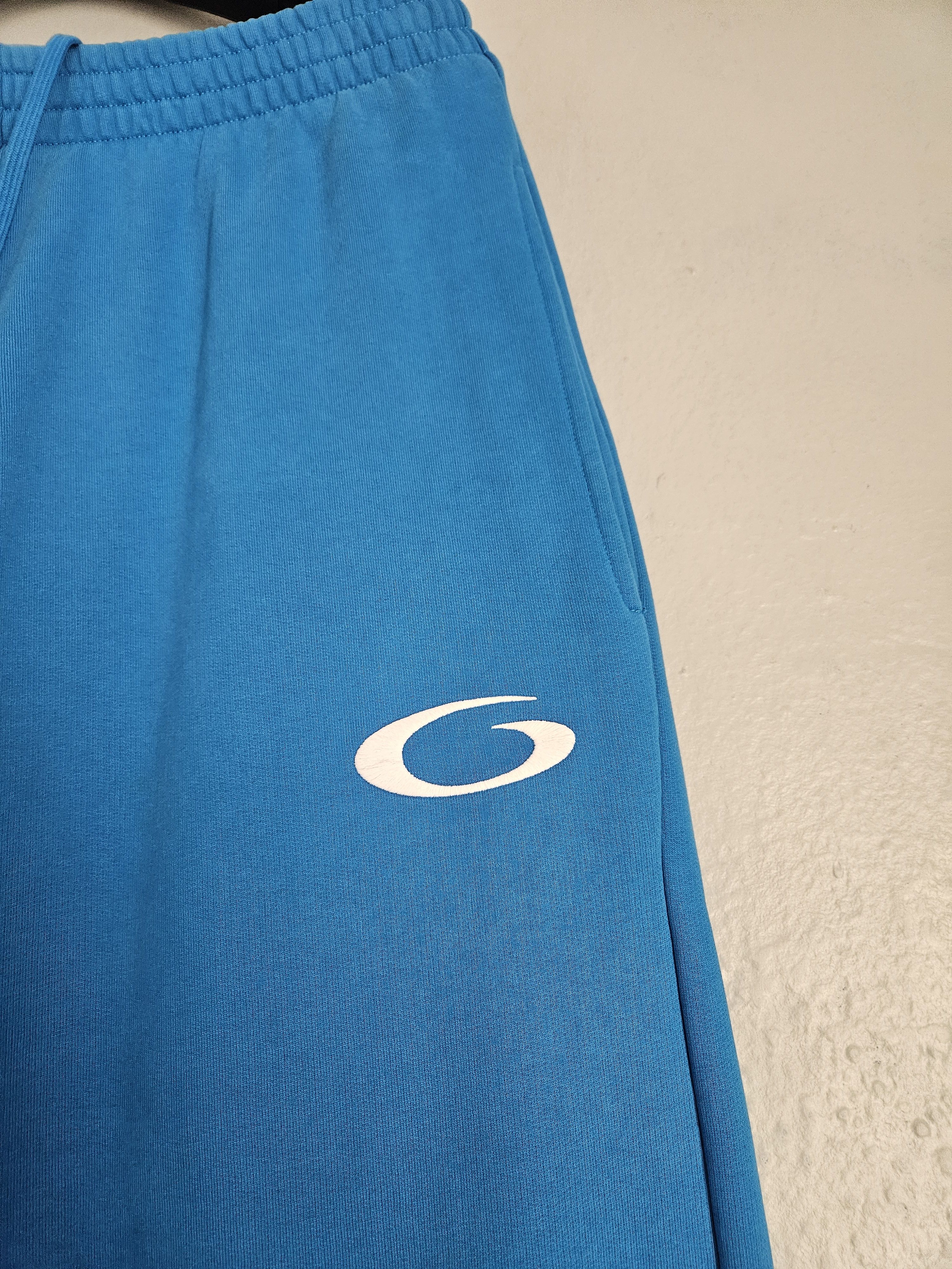 Balenciaga Basketball Loop Logo Sports Icon Blue Sweatpants Size US 28 / EU 44 - 3 Thumbnail