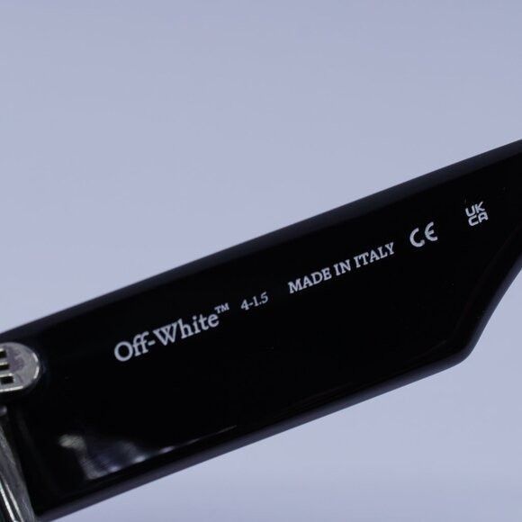 Off-White Off-White OERI14G ASPEN 7272 Sunglasses Silver/Black Shield Size ONE SIZE - 8 Thumbnail