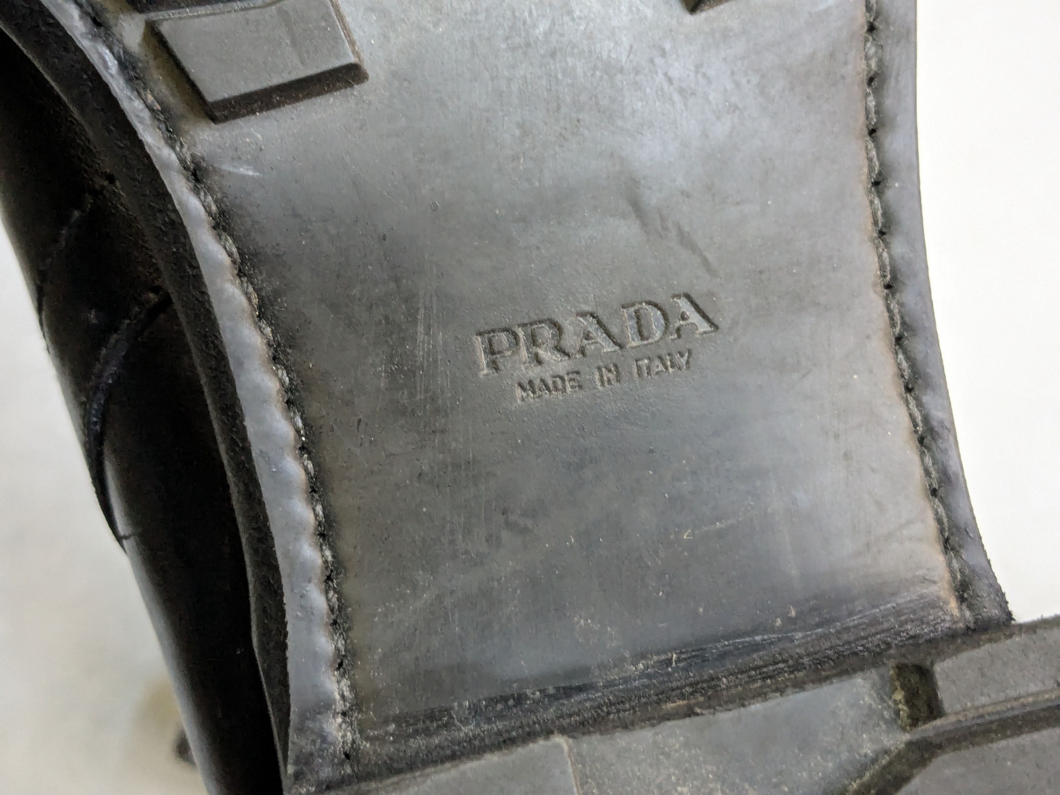Prada Prada Jodhpur Boots Black 12 Leather Buckle Strap Size US 12 / EU 45 - 13 Thumbnail
