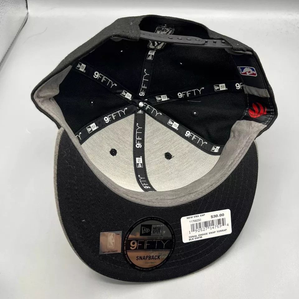 New Era Toronto Raptors Hat Men 9Fifty New Era Snap Back Cap New Size ONE SIZE - 6 Thumbnail