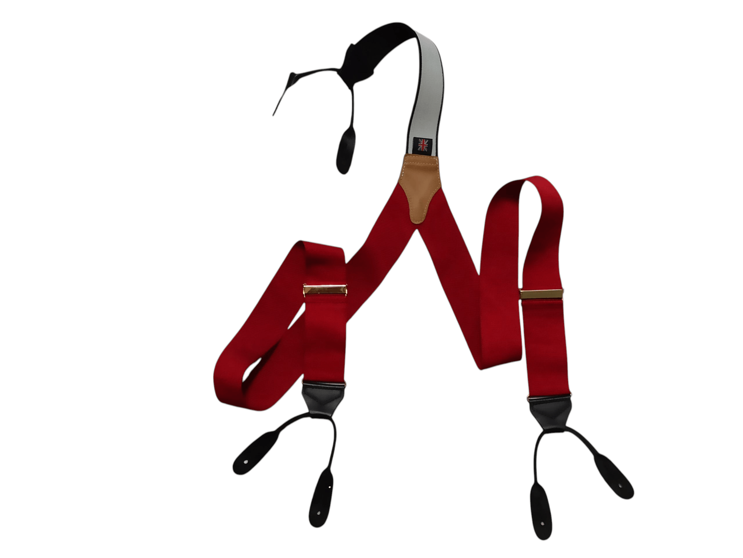 Designer Albert Thurston Style Suspenders Leather Ends Size ONE SIZE - 1 Thumbnail