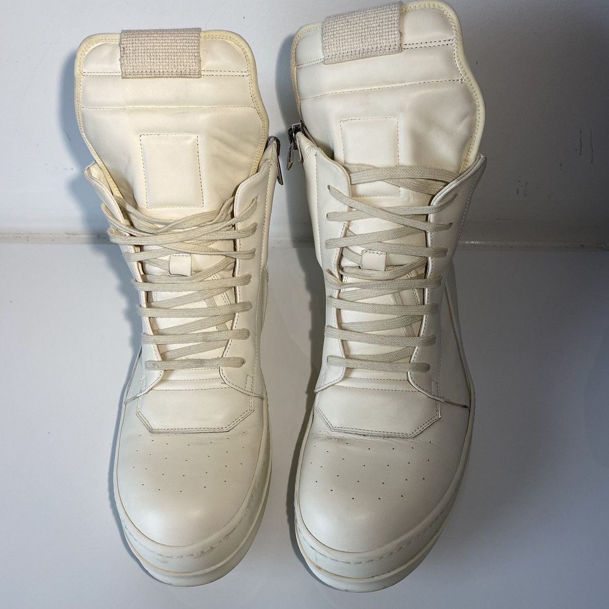 Rick Owens Off-White Porterville Geobaskets (Triple Milk