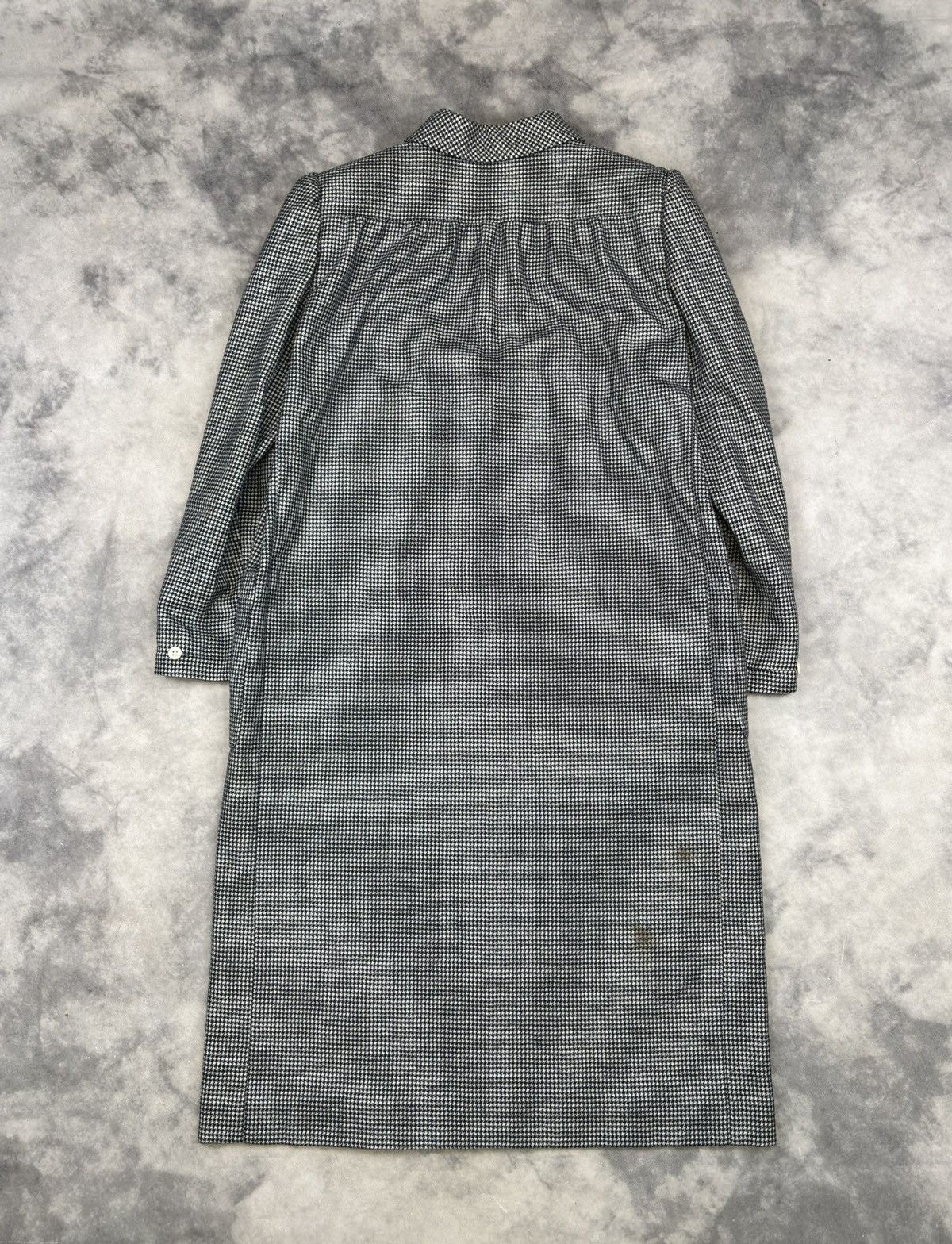 RED Valentino × Valentino Valentino Coat Black and White checker 80s Vintage Italy Size XL / US 12-14 / IT 48-50 - 6 Thumbnail