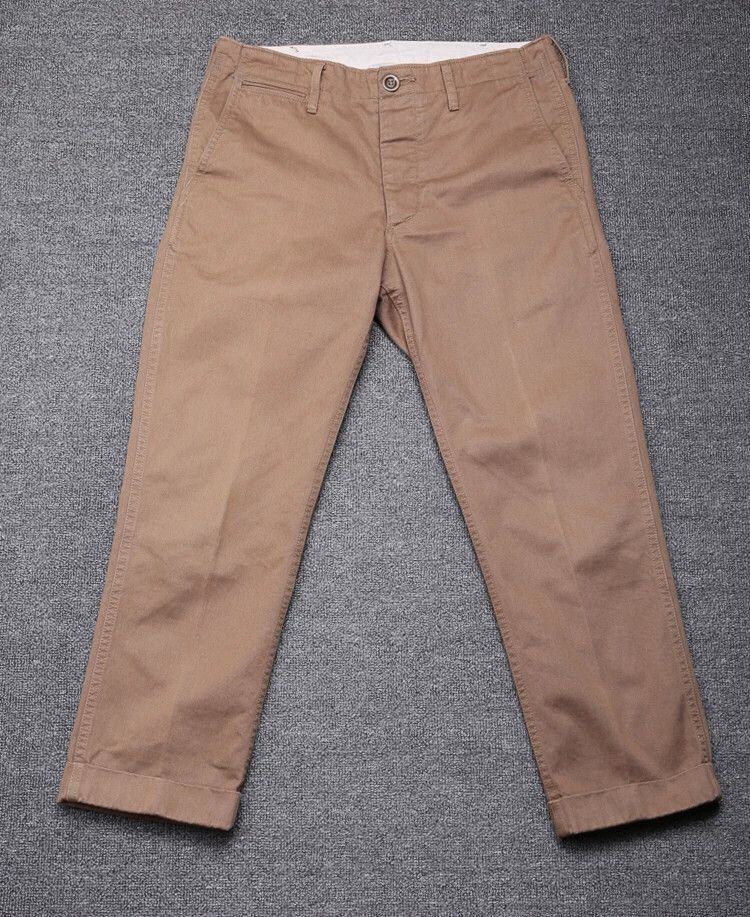 Visvim Visvimvisvim High-Water Chino Pants in Brown-2504 Size US 32 / EU 48 - 1 Thumbnail