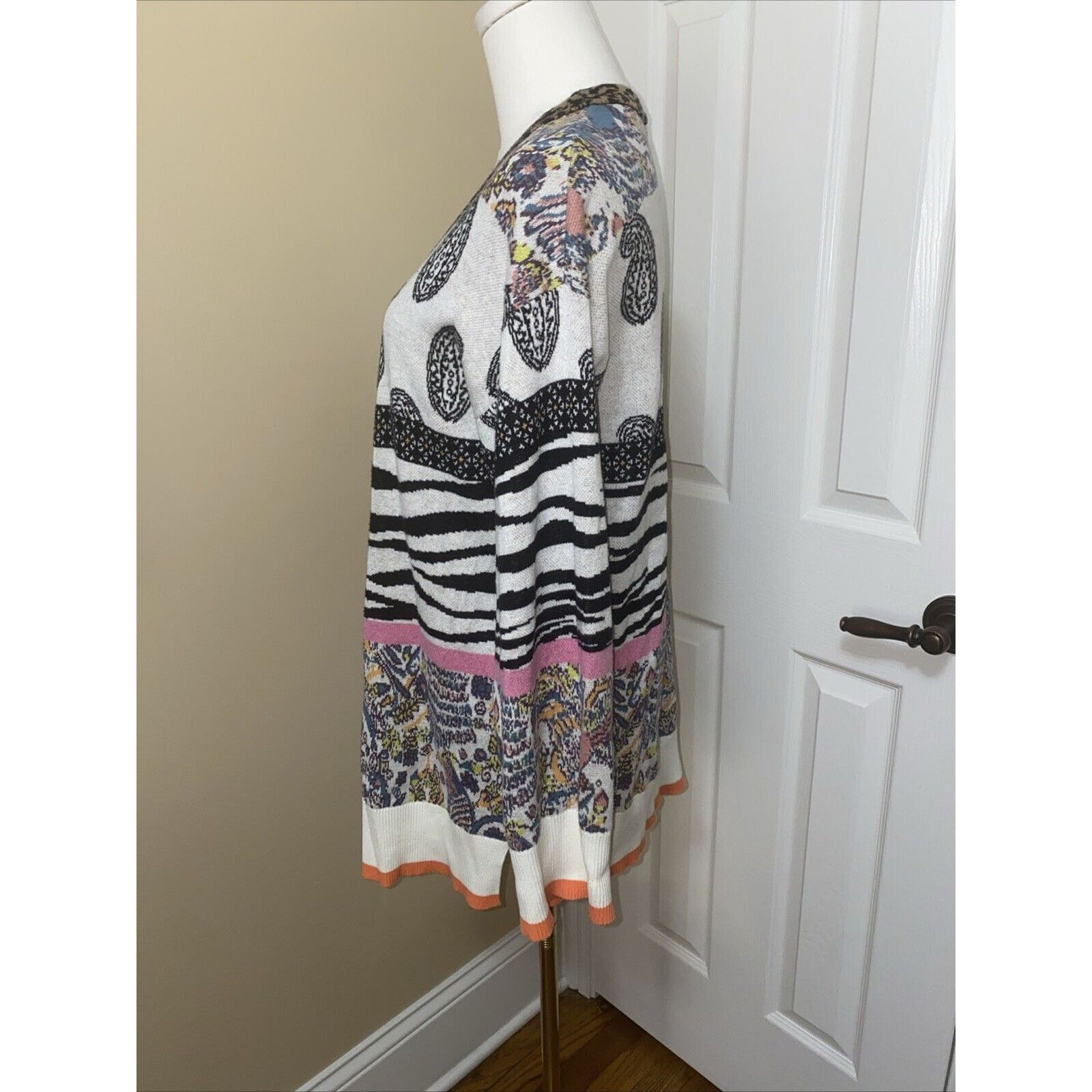 Anthropologie ANTHROPOLOGIE Open Cardigan Sweater. Women XS Runs Big Boho Size XS / US 0-2 / IT 36-38 - 5 Thumbnail