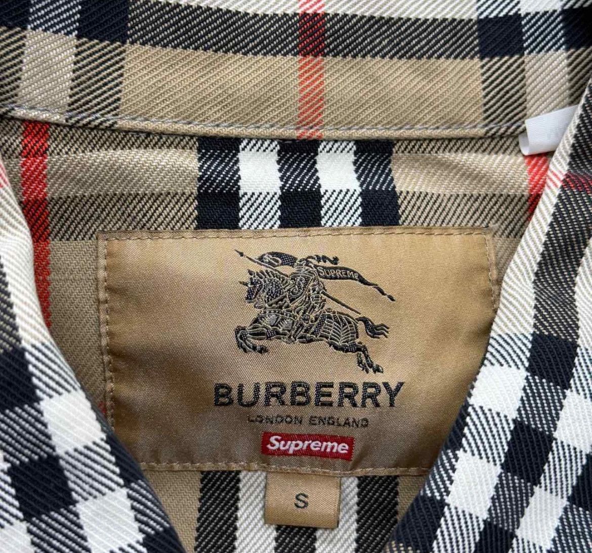 Burberry × Supreme Supreme Burberry Denim Tracker Jacket "Beige" Size US S / EU 44-46 / 1 - 8 Thumbnail