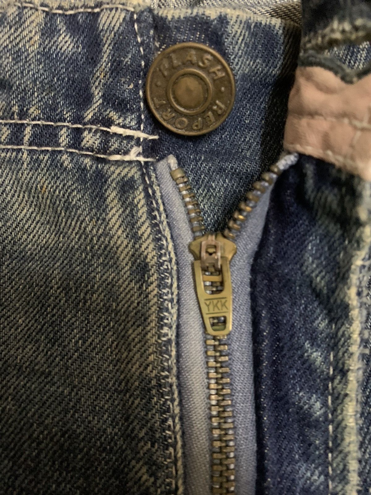 Japanese Brand Vintage Japanese Brand Mud Wash Baggy Fatigue Bush Jeans Size US 34 / EU 50 - 8 Thumbnail