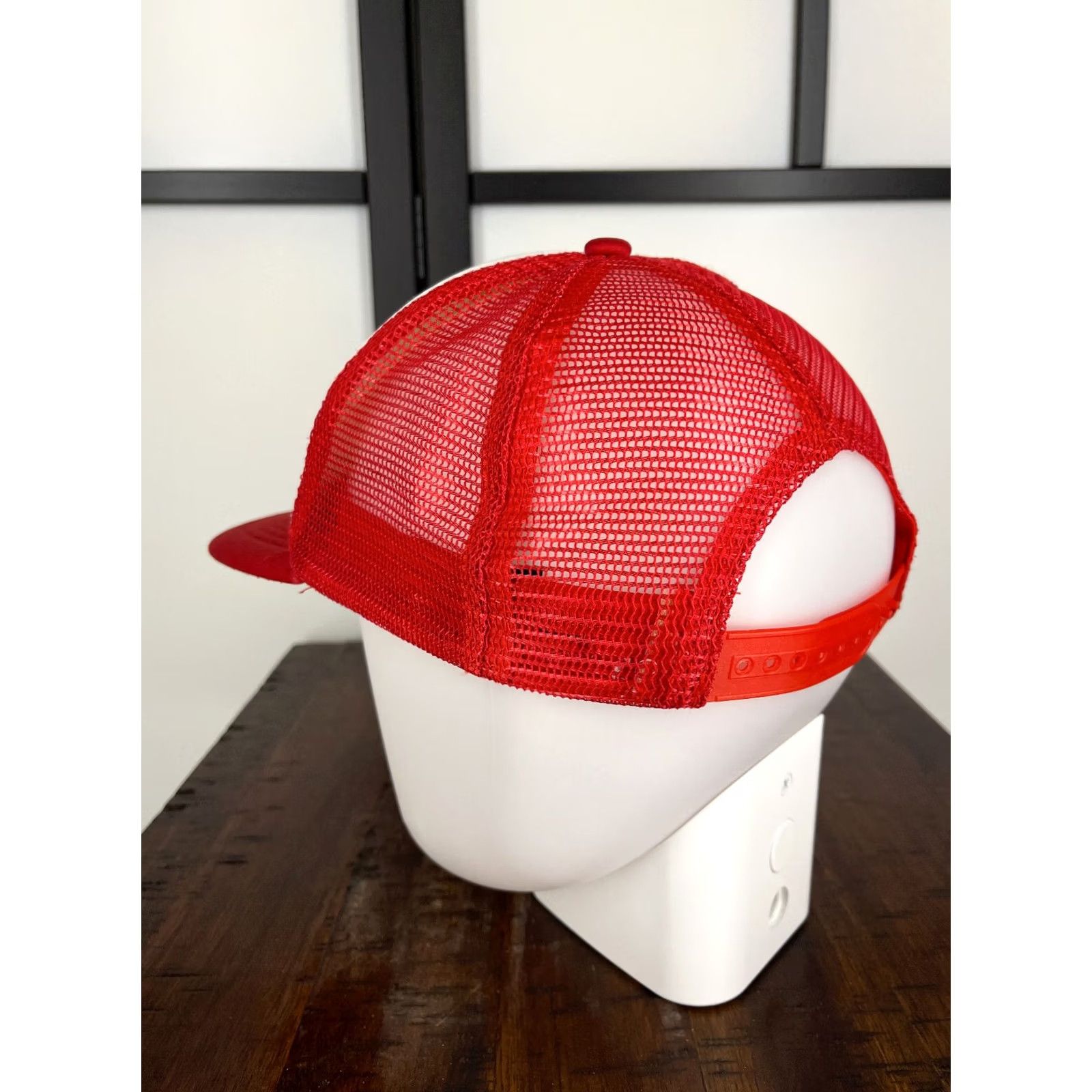 Vintage HitWear Hat Cap Snap Back Adult One Size Red Soccer Trucker Hat Mens Size ONE SIZE - 5 Thumbnail