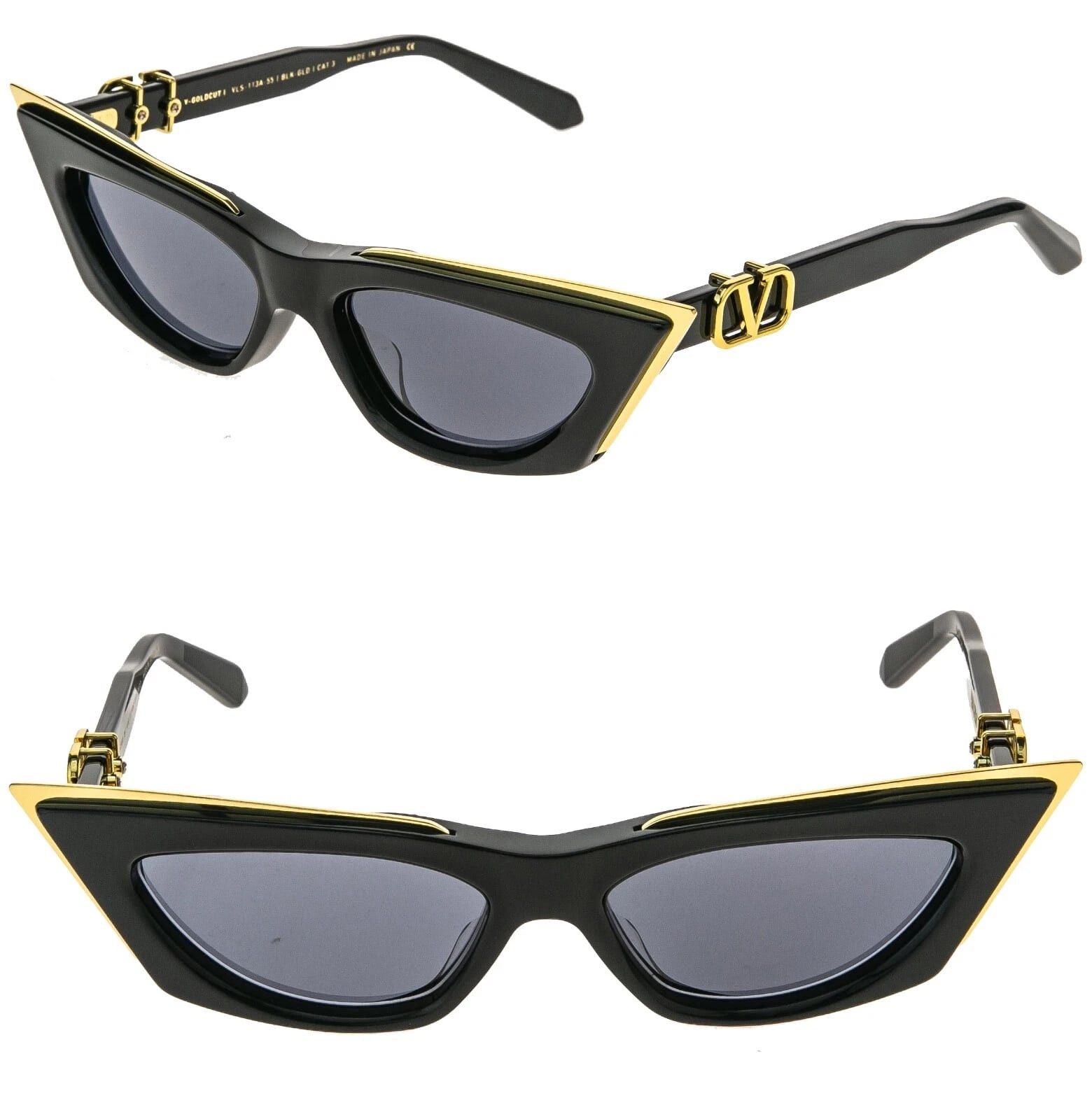 Valentino VALENTINO V GOLDCUT I VLS113 Gold VLS 113A Fashion Sunglass Size ONE SIZE - 1 Thumbnail