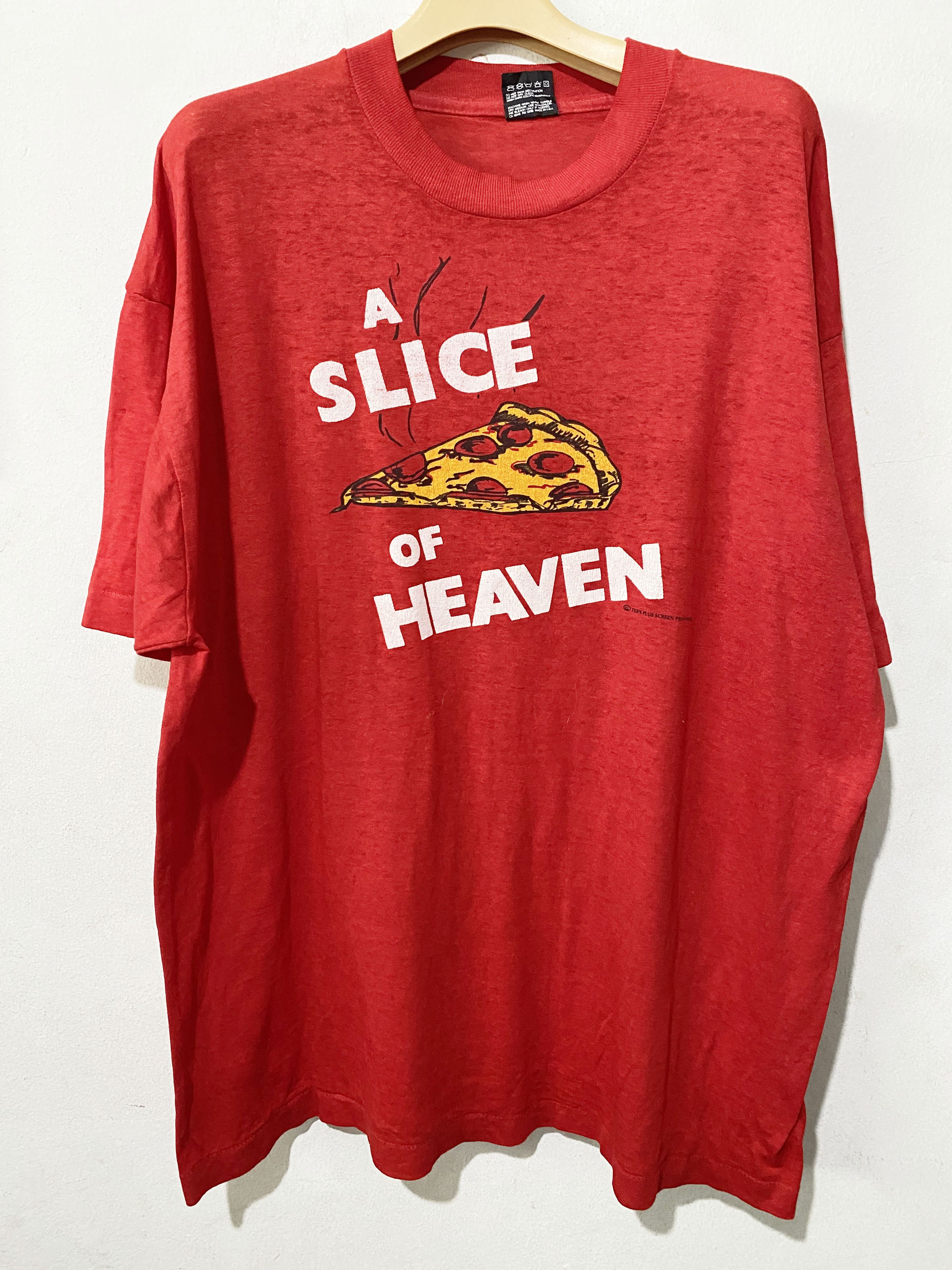Vintage Vintage 90s A Slice of Heaven Shirt Size US XL / EU 56 / 4 - 1 Thumbnail