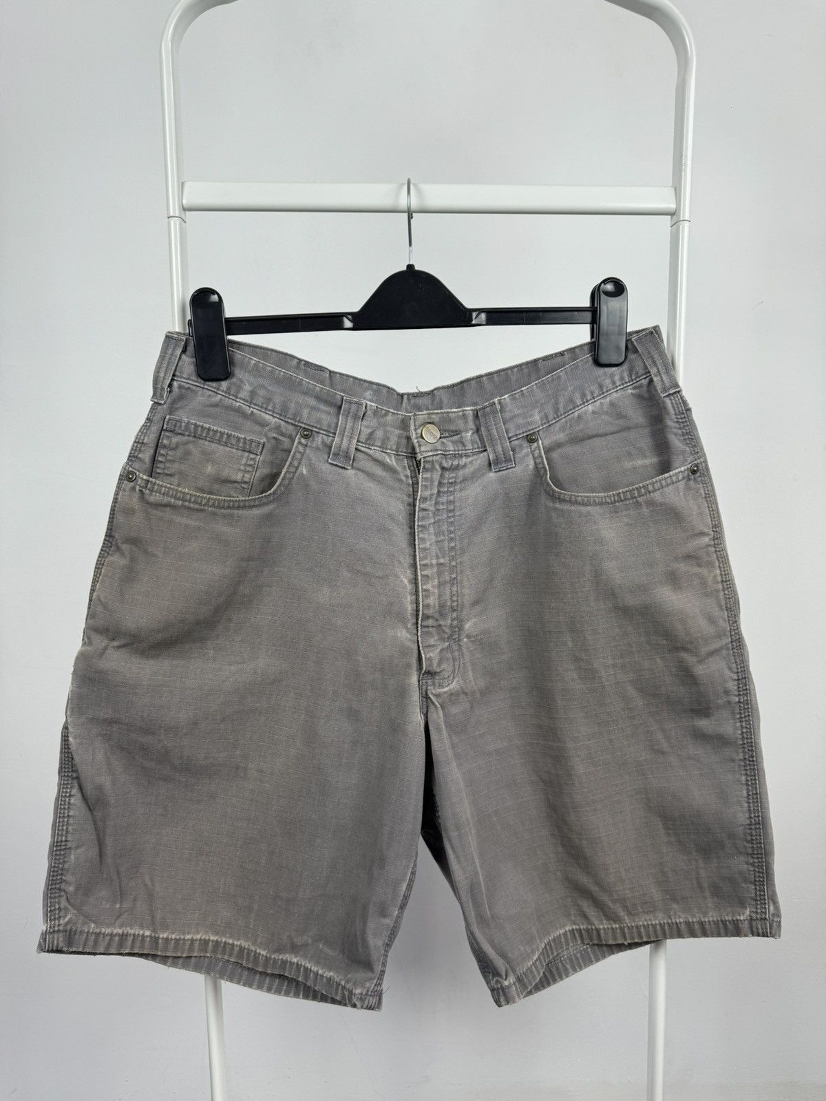 Carhartt Vintage Carhartt Cargo Faded Distressed Shorts Size US 36 / EU 52 - 3 Thumbnail