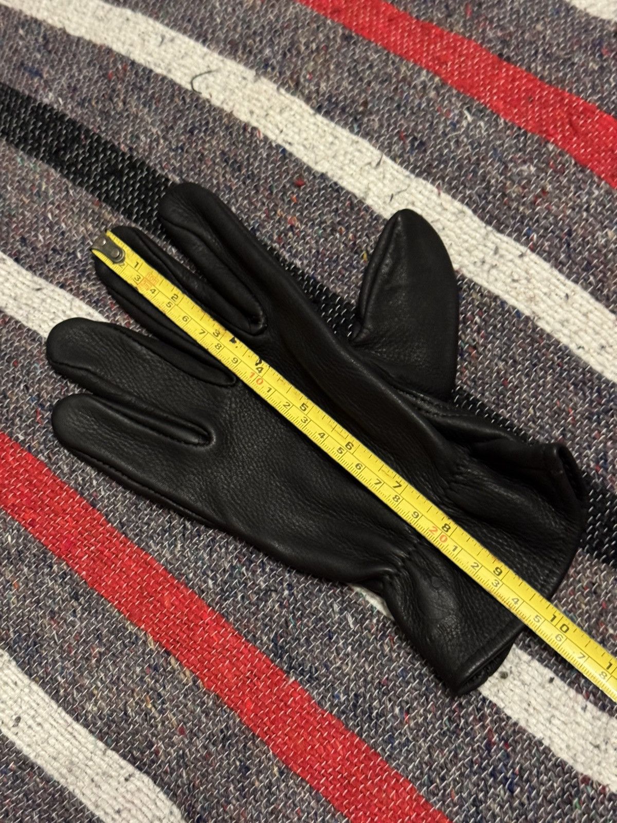 Carhartt Vintage 90’s Carhartt Black Genuine Deerskin Leather Gloves Size ONE SIZE - 12 Thumbnail
