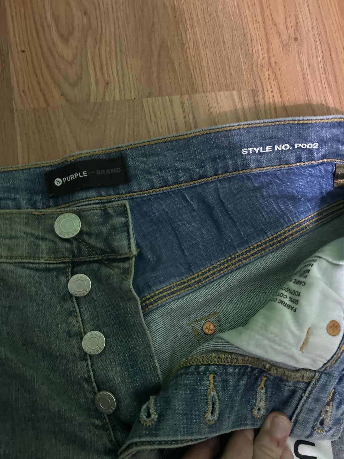 Purple Brand Purple jeans paint splatter Size US 31 - 3 Thumbnail