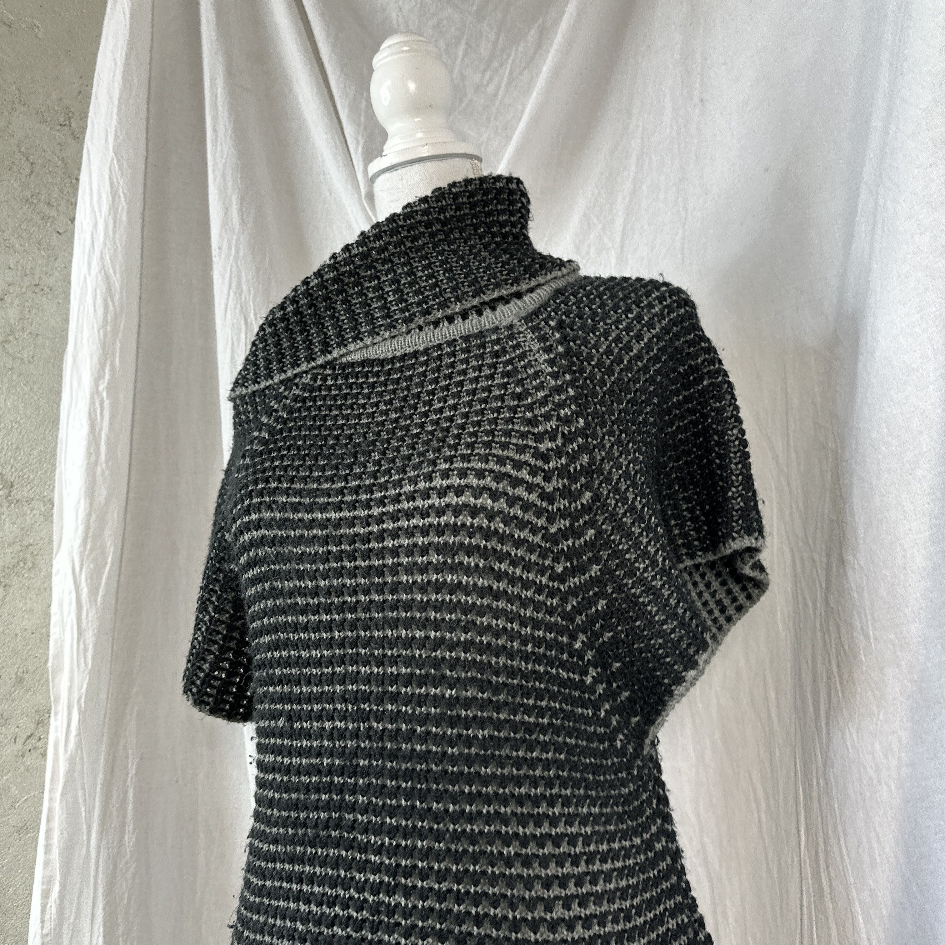 Vintage Vintage Big Collar Knitted Dress Size M / US 6-8 / IT 42-44 - 7 Thumbnail