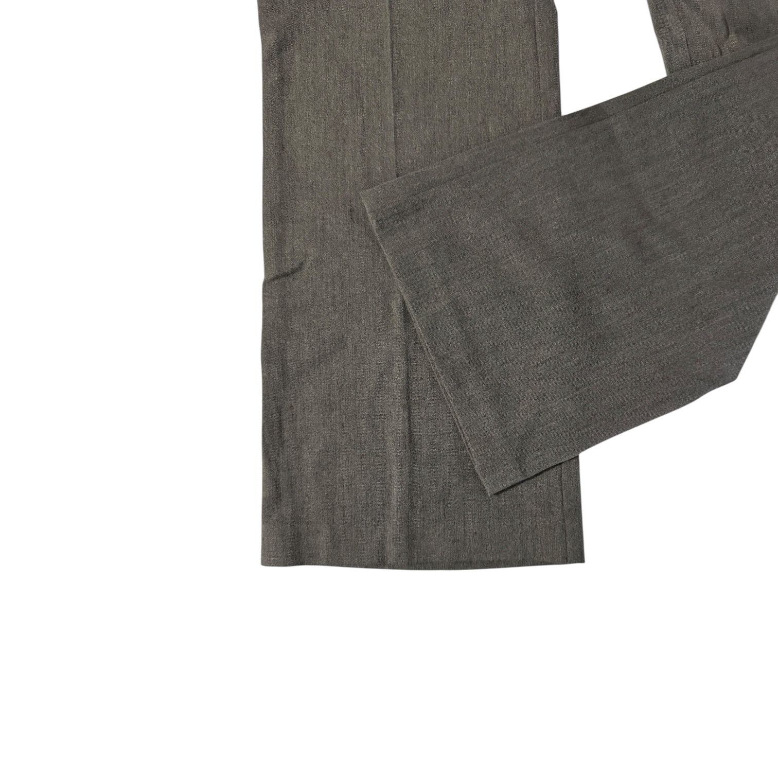 Chicos Chico’s Women’s Flat Front Gray Zip up Stretch Pants Size 1 Size 32" / US 10 / IT 46 - 4 Thumbnail