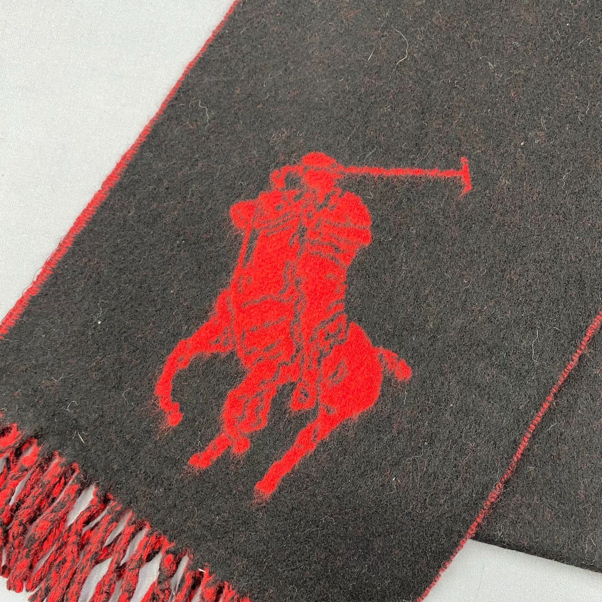 Polo Ralph Lauren Vintage Polo Ralph Lauren Scarf Muffler Wool Winter Scarves Size ONE SIZE - 3 Thumbnail