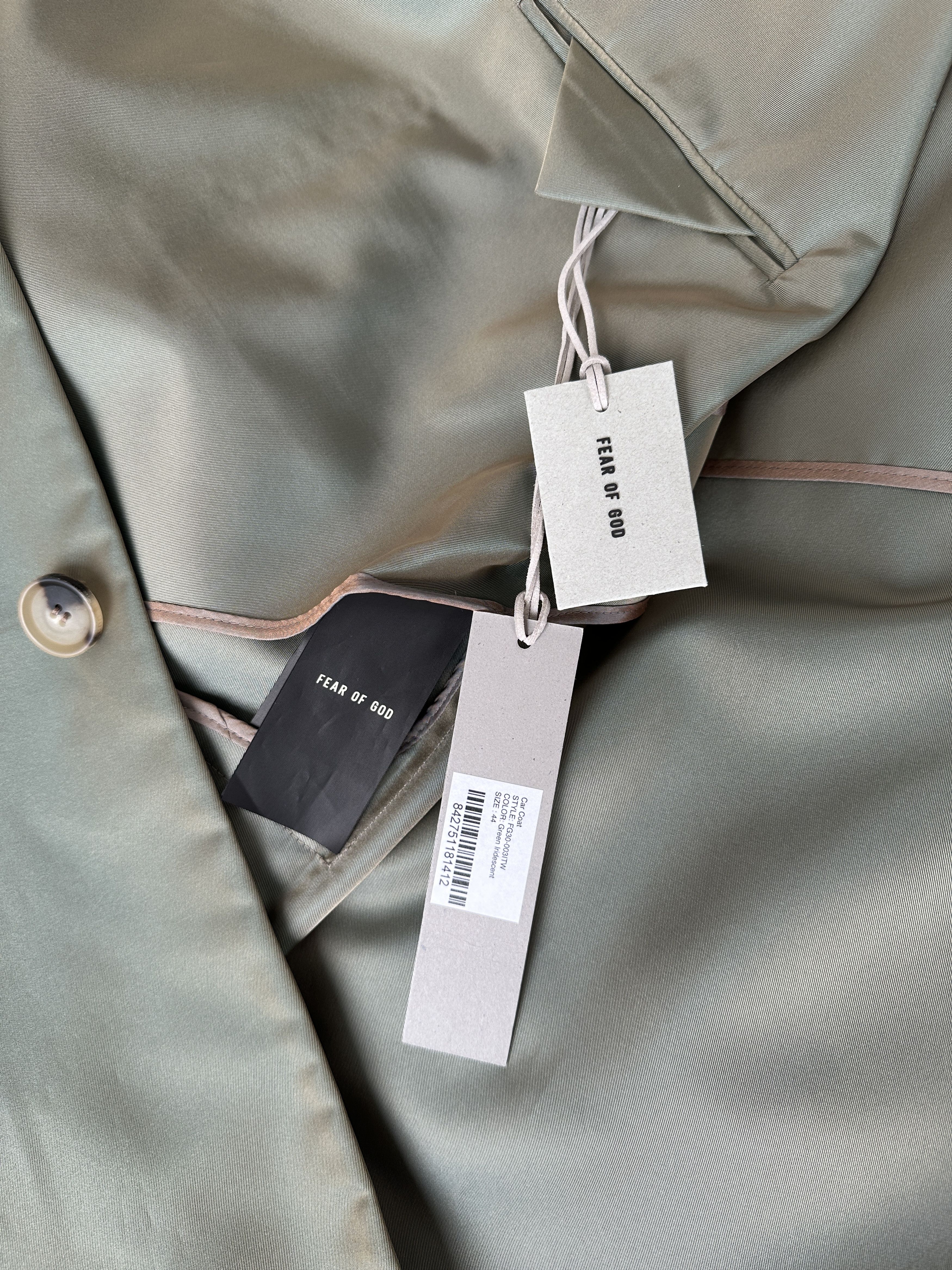Fear of God FOG iridescent car coat Size US S / EU 44-46 / 1 - 2 Thumbnail